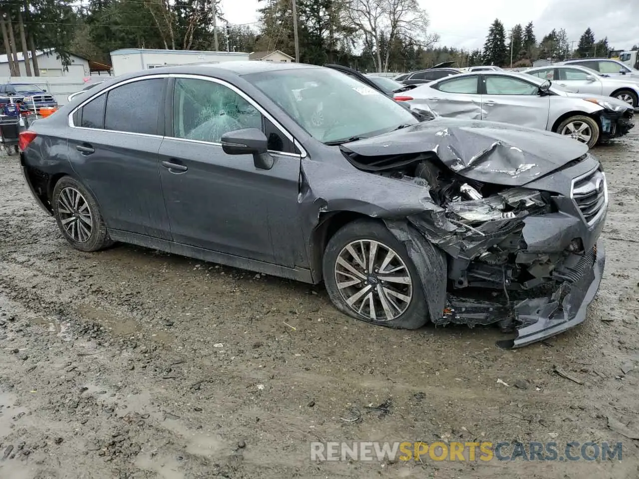 4 Photograph of a damaged car 4S3BNAF68K3019683 SUBARU LEGACY 2019