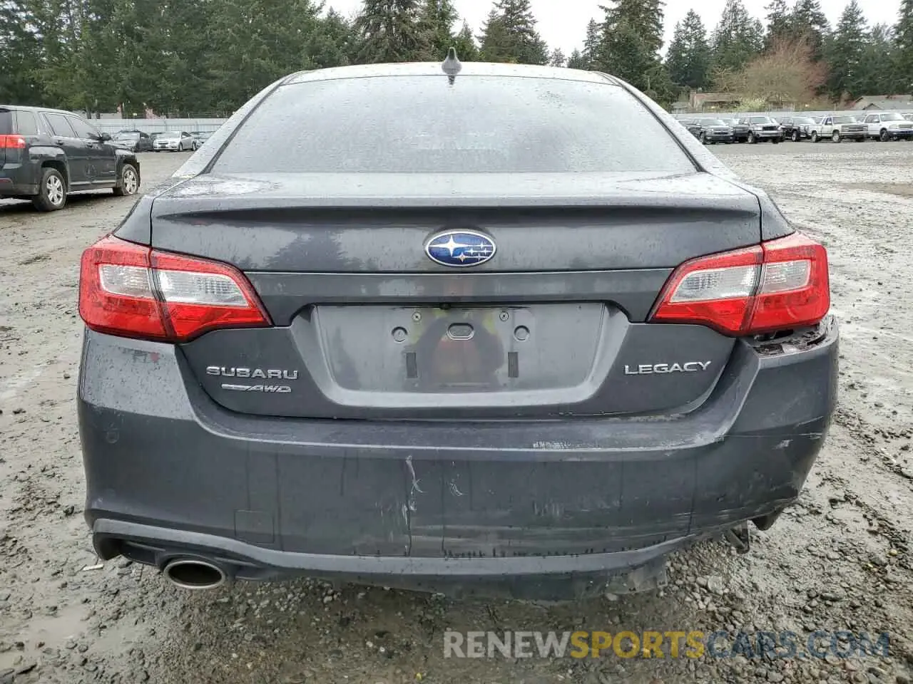 6 Photograph of a damaged car 4S3BNAF68K3019683 SUBARU LEGACY 2019