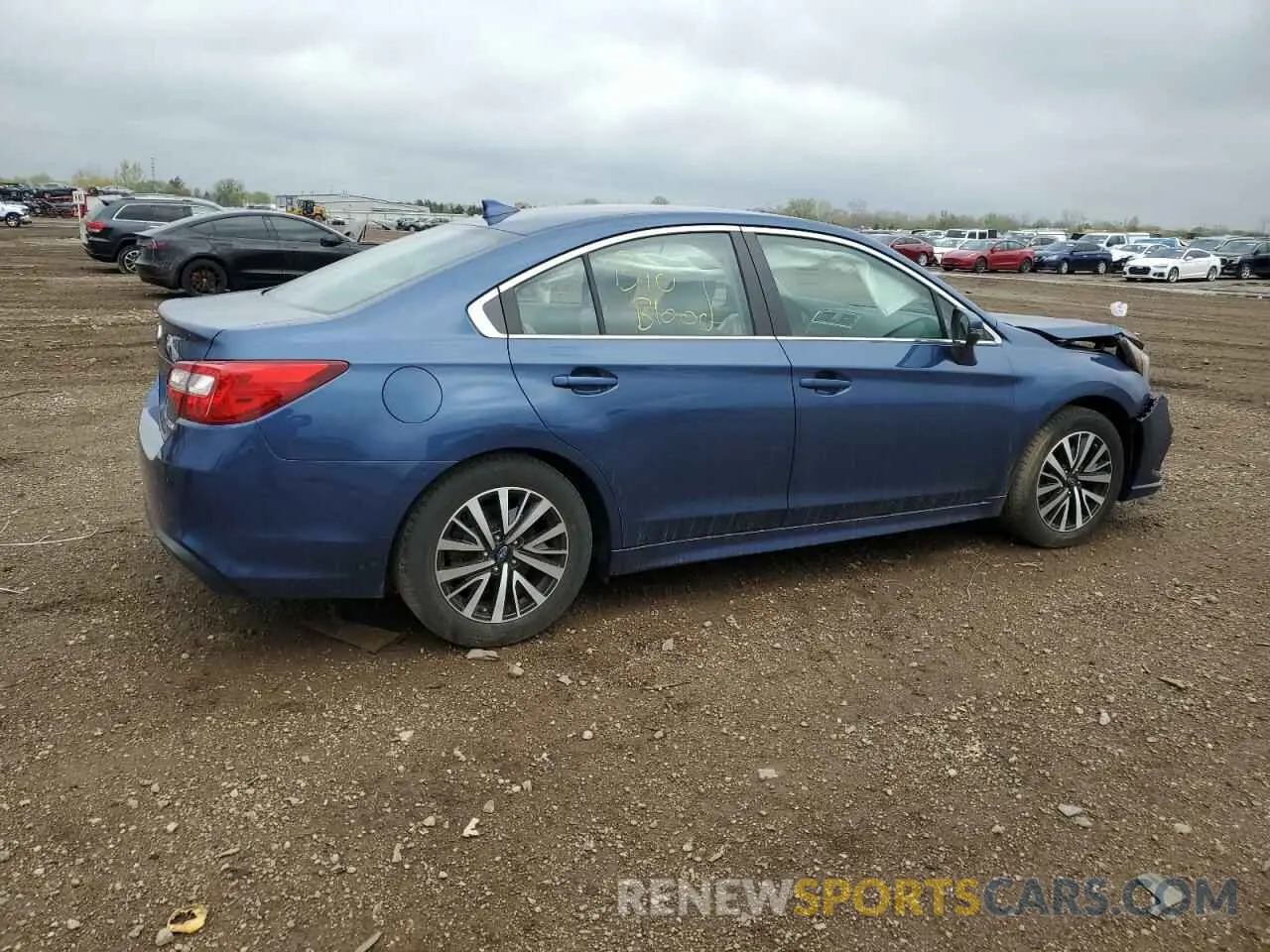3 Photograph of a damaged car 4S3BNAF69K3027968 SUBARU LEGACY 2019