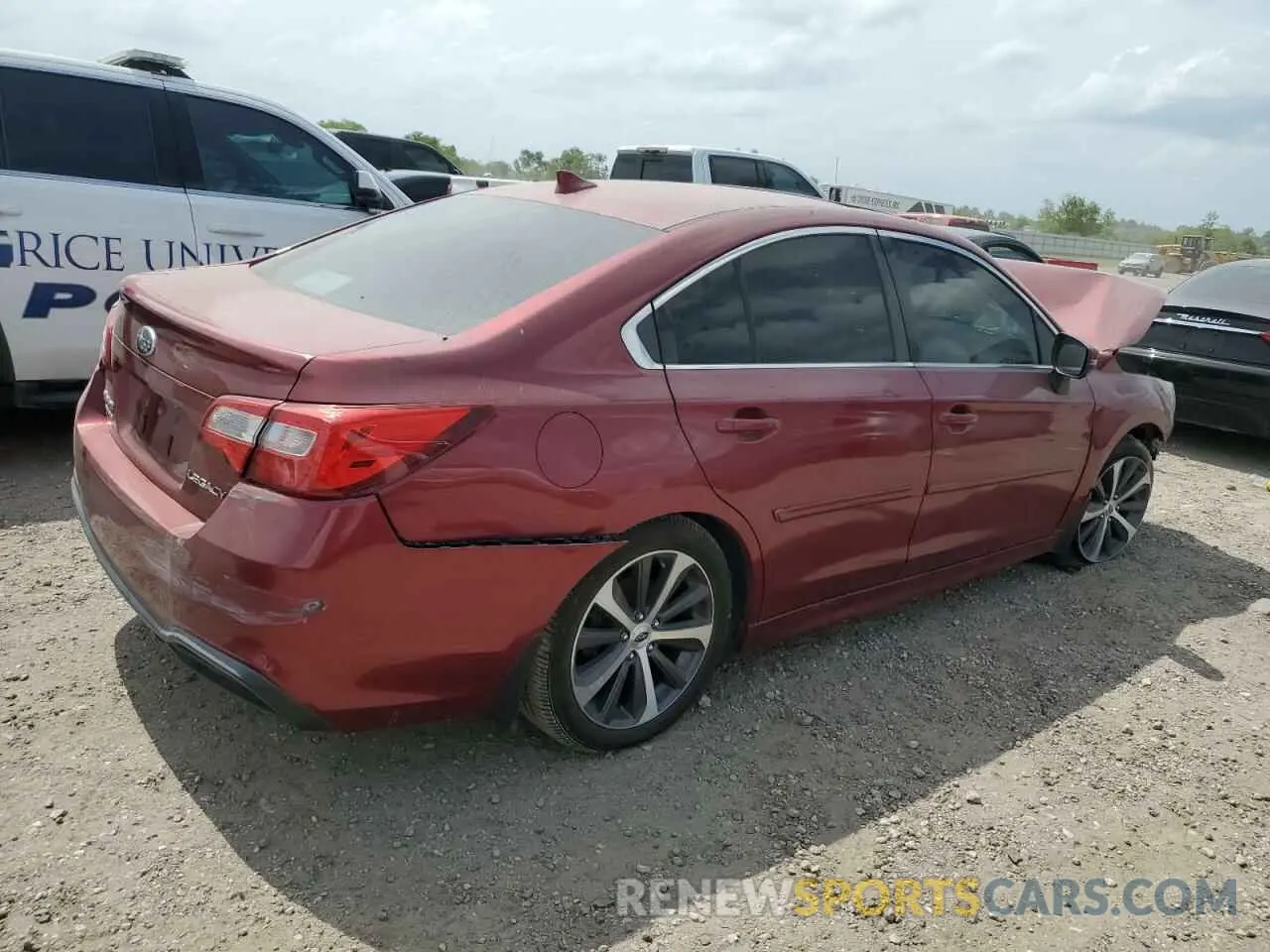 3 Photograph of a damaged car 4S3BNAN61K3040831 SUBARU LEGACY 2019