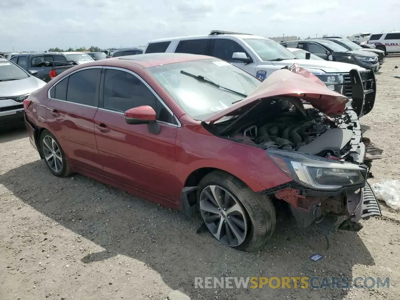4 Photograph of a damaged car 4S3BNAN61K3040831 SUBARU LEGACY 2019