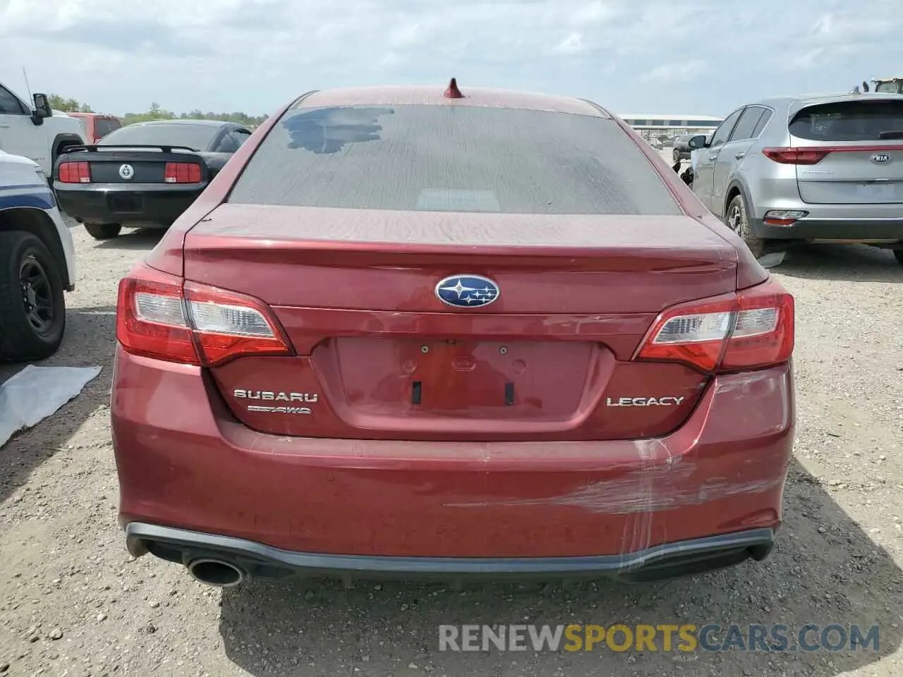 6 Photograph of a damaged car 4S3BNAN61K3040831 SUBARU LEGACY 2019