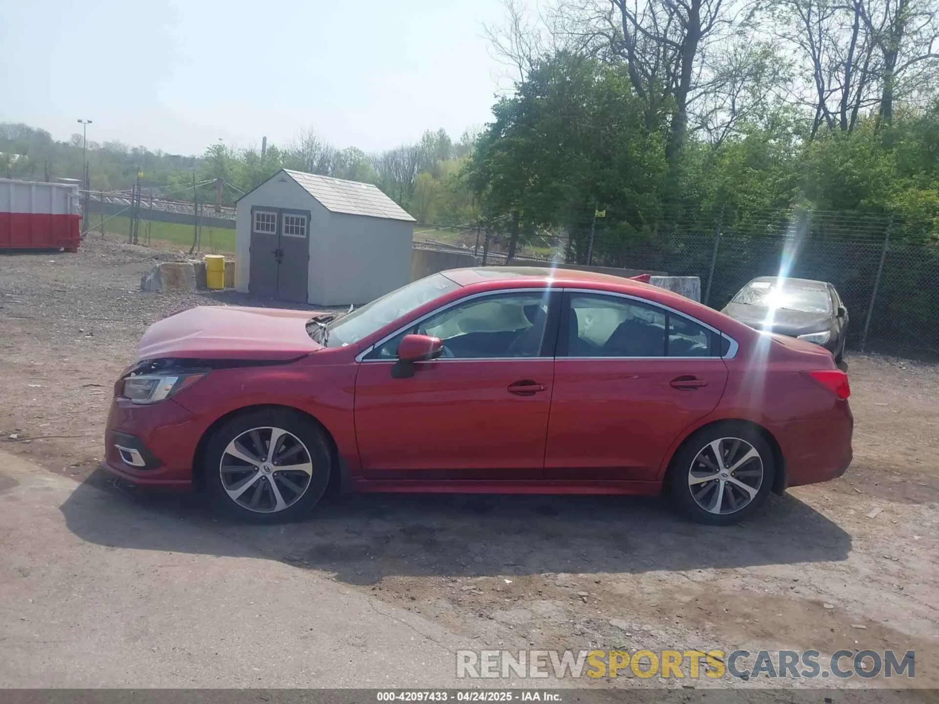 14 Photograph of a damaged car 4S3BNAN62K3017705 SUBARU LEGACY 2019