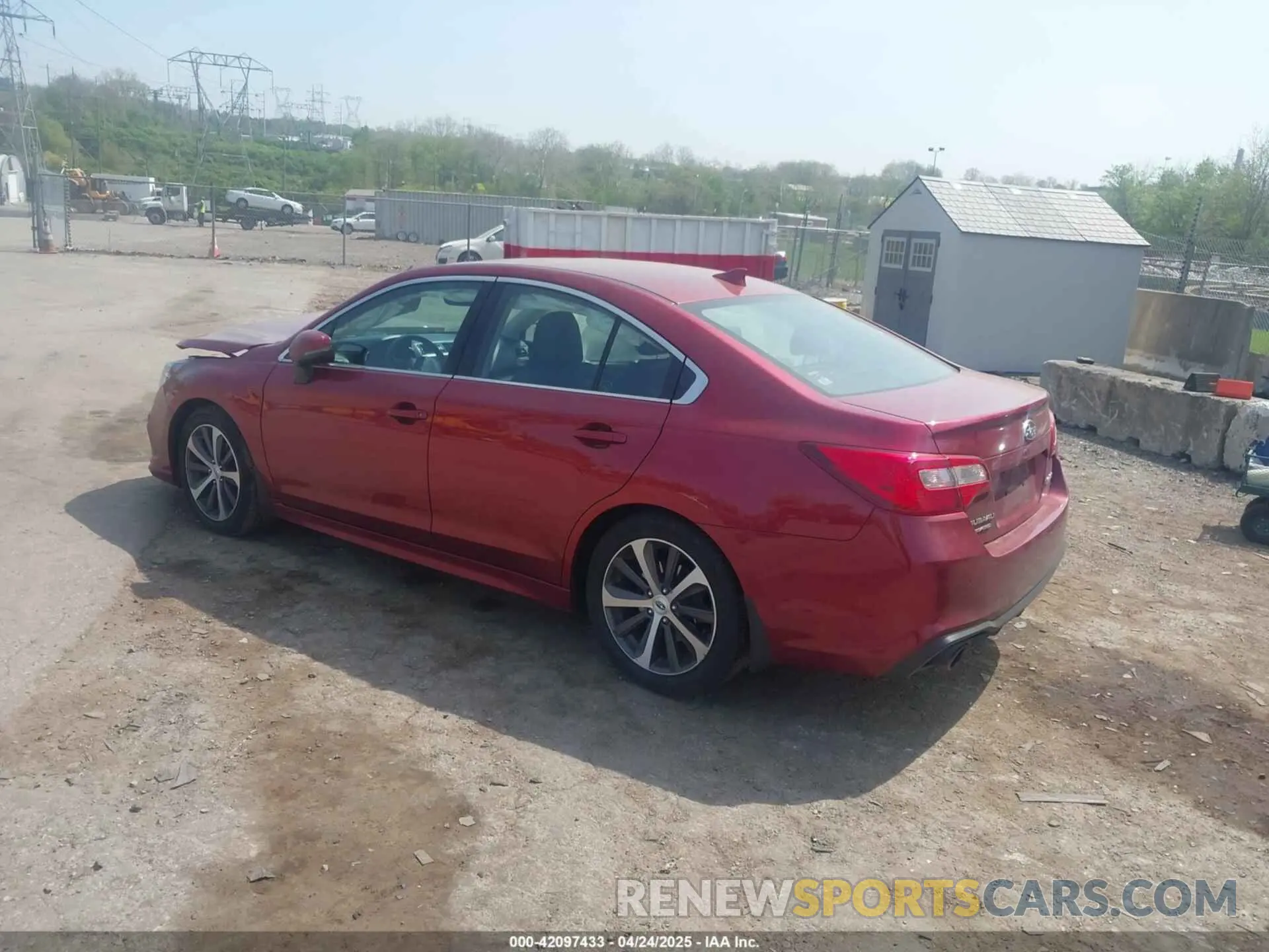 3 Photograph of a damaged car 4S3BNAN62K3017705 SUBARU LEGACY 2019