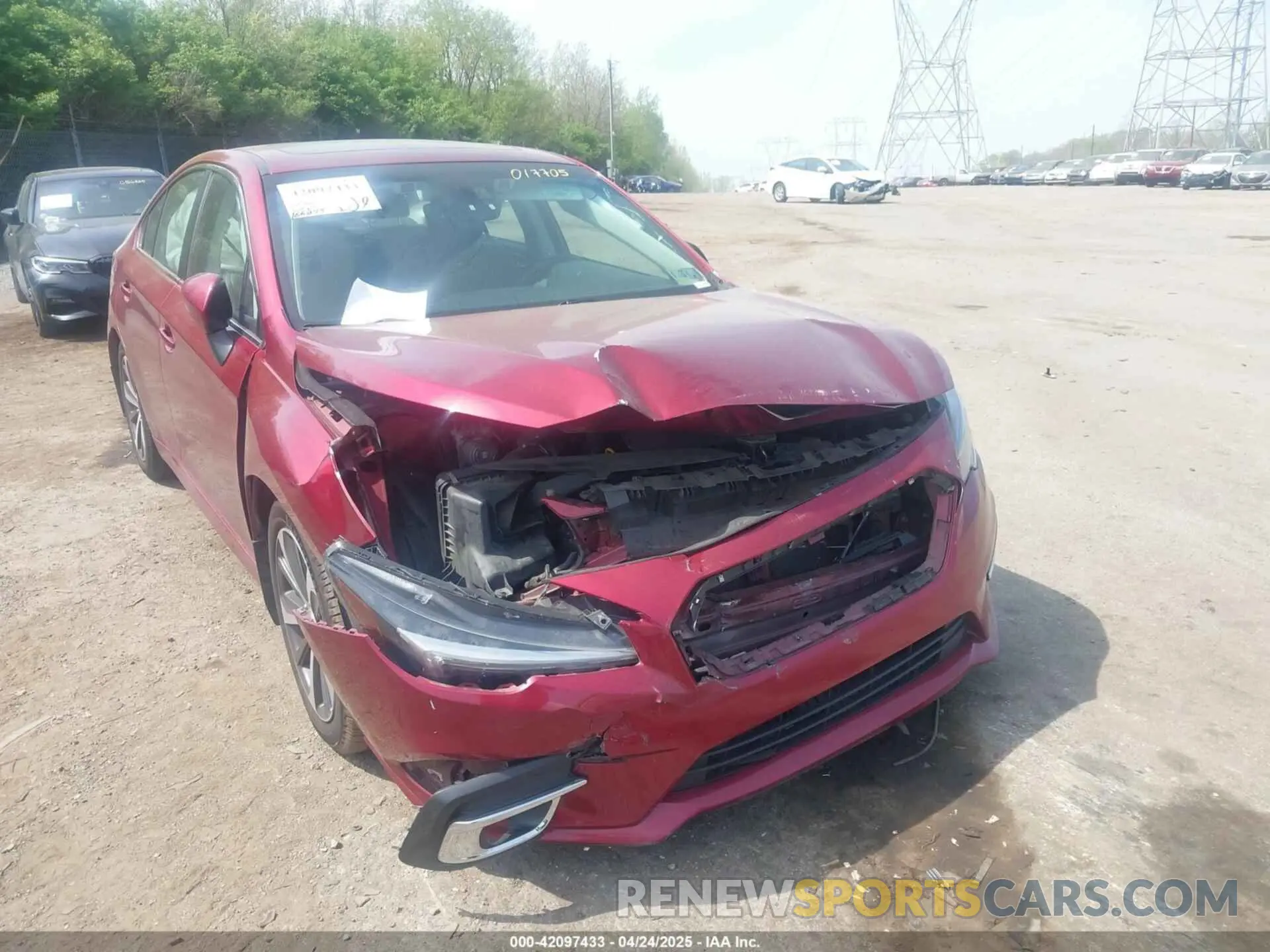 6 Photograph of a damaged car 4S3BNAN62K3017705 SUBARU LEGACY 2019