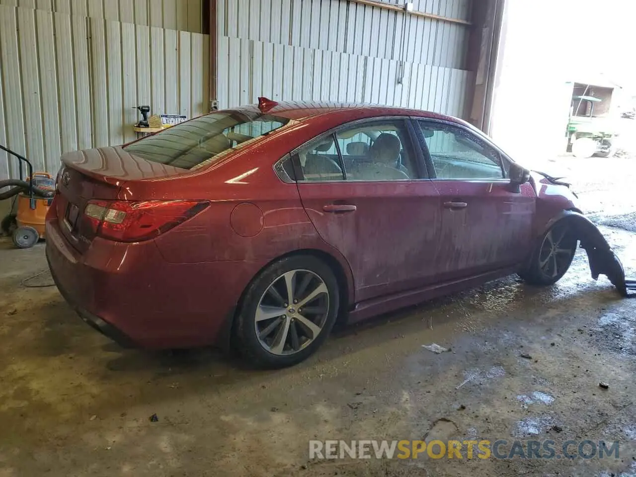 3 Photograph of a damaged car 4S3BNAN69K3003607 SUBARU LEGACY 2019