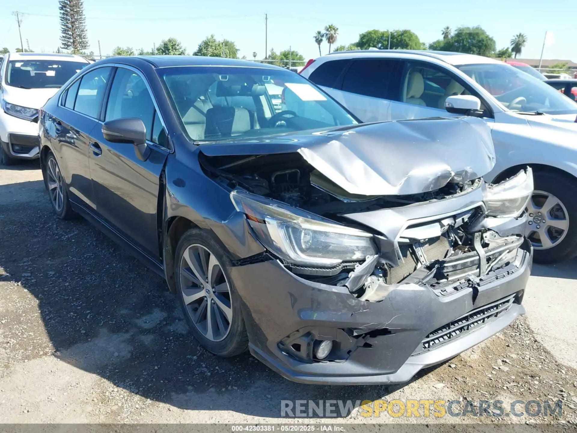 1 Photograph of a damaged car 4S3BNAN6XK3024210 SUBARU LEGACY 2019