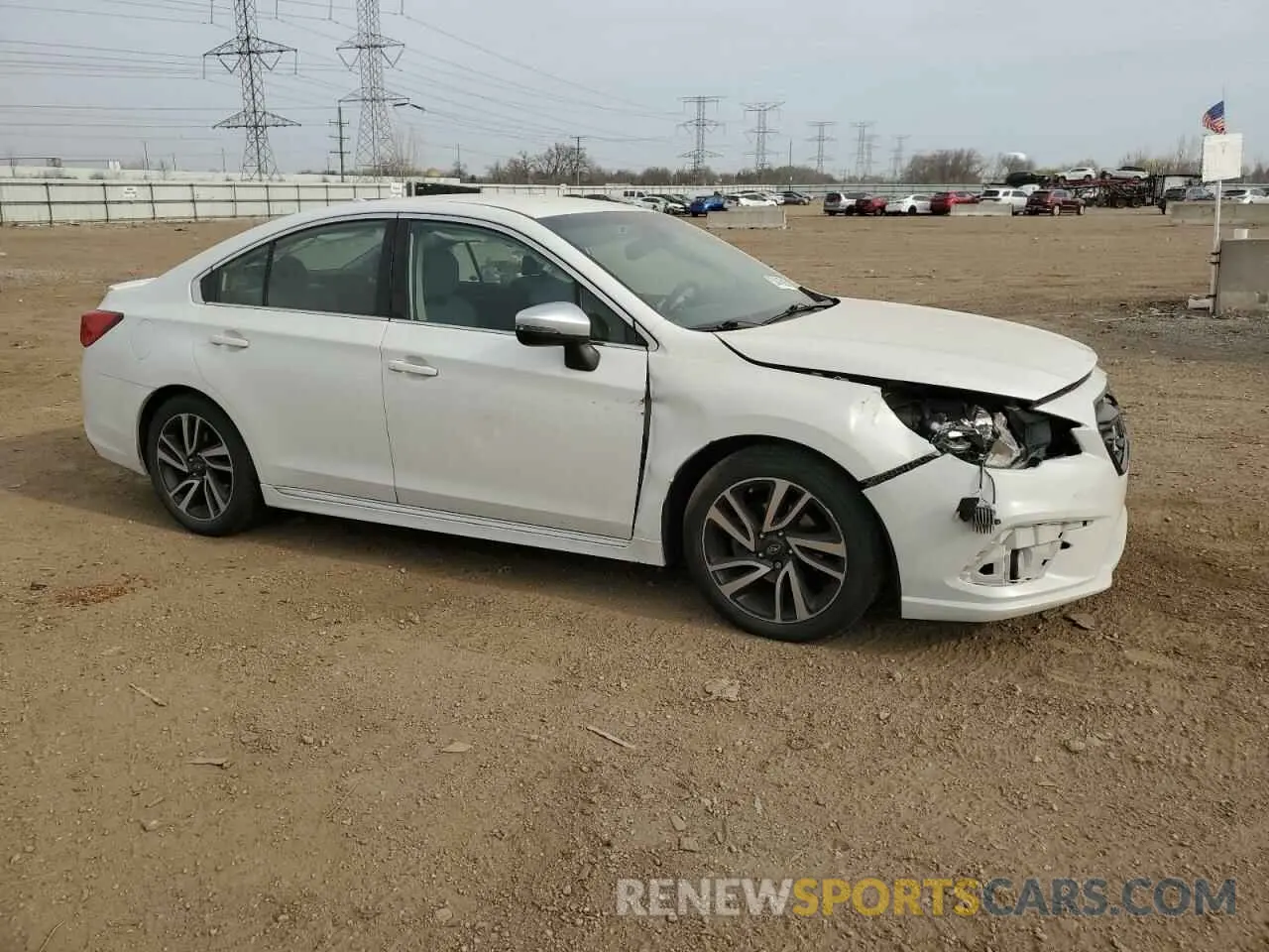 4 Photograph of a damaged car 4S3BNAR68K3028282 SUBARU LEGACY 2019
