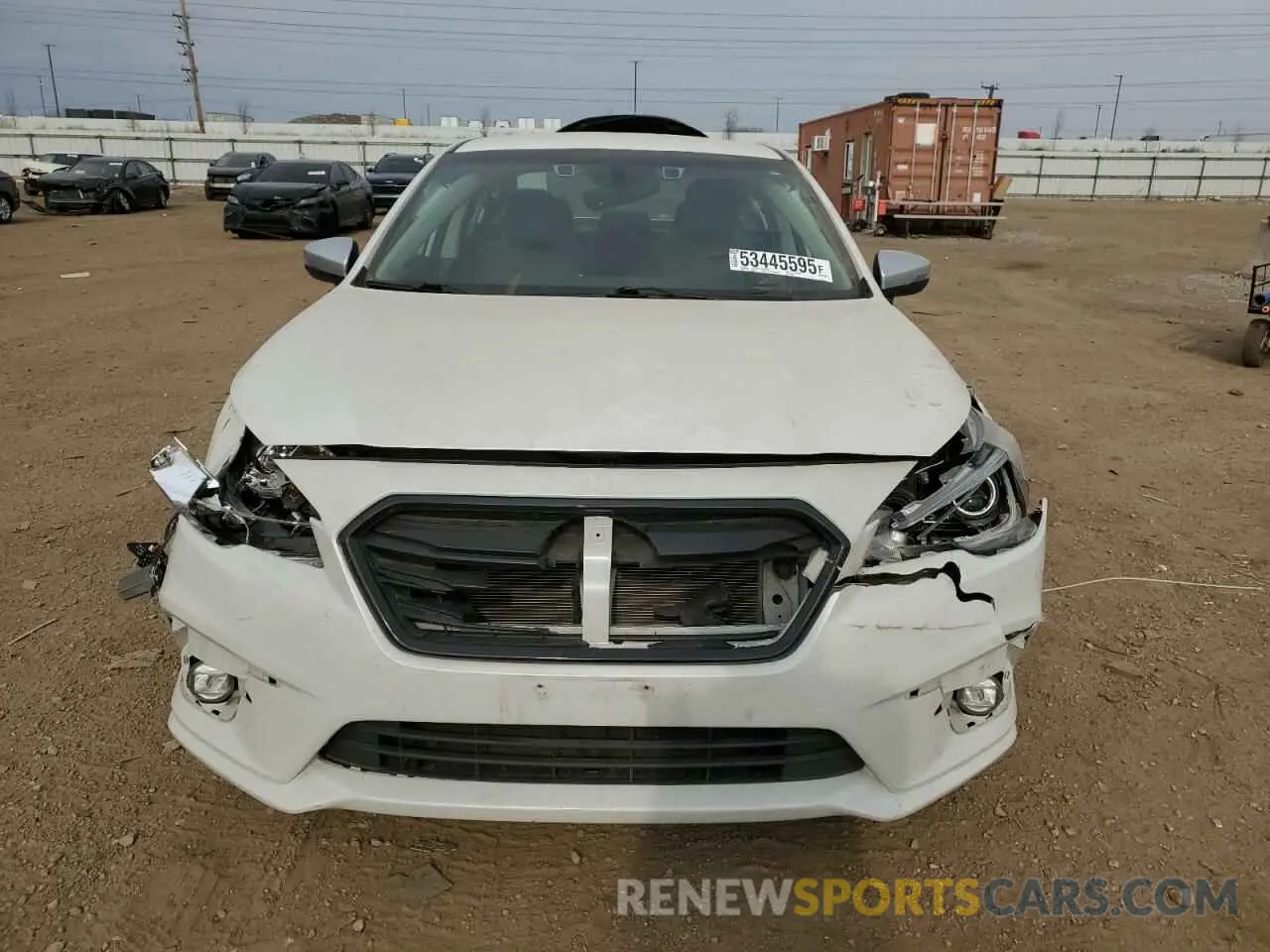 5 Photograph of a damaged car 4S3BNAR68K3028282 SUBARU LEGACY 2019
