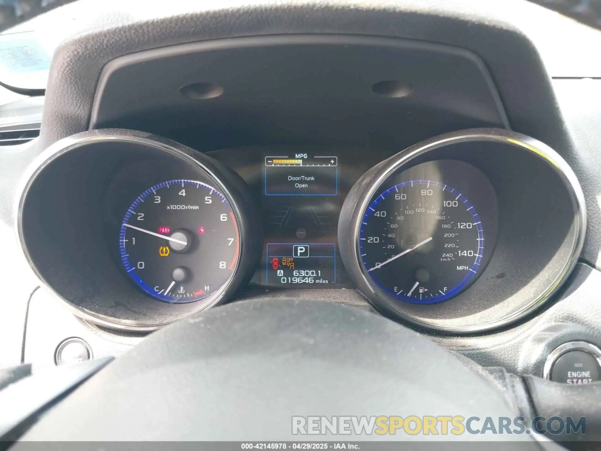 7 Фотография поврежденного автомобиля 4S3BNAS62K3028434 SUBARU LEGACY 2019