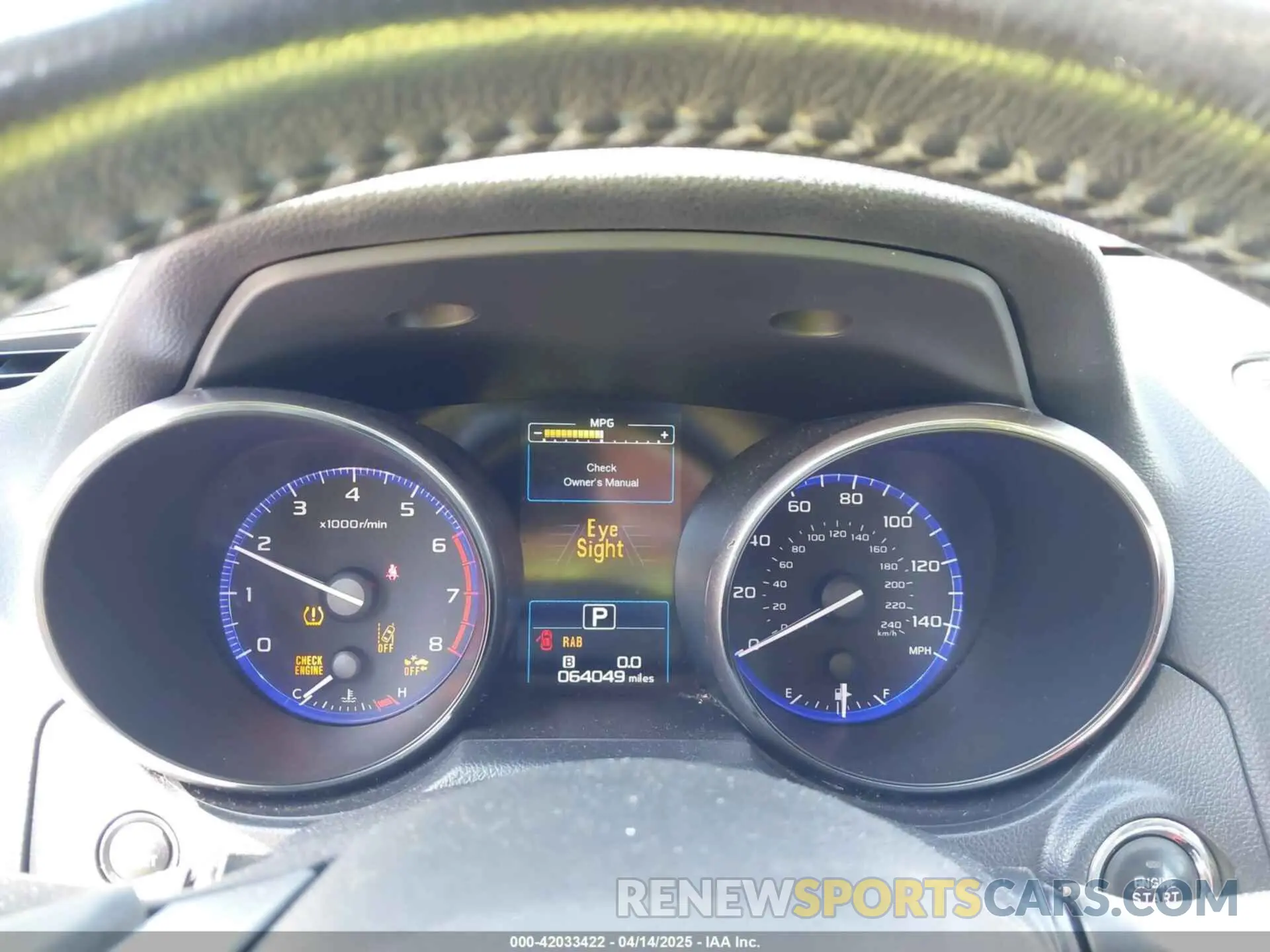 7 Фотография поврежденного автомобиля 4S3BNAS63K3019077 SUBARU LEGACY 2019
