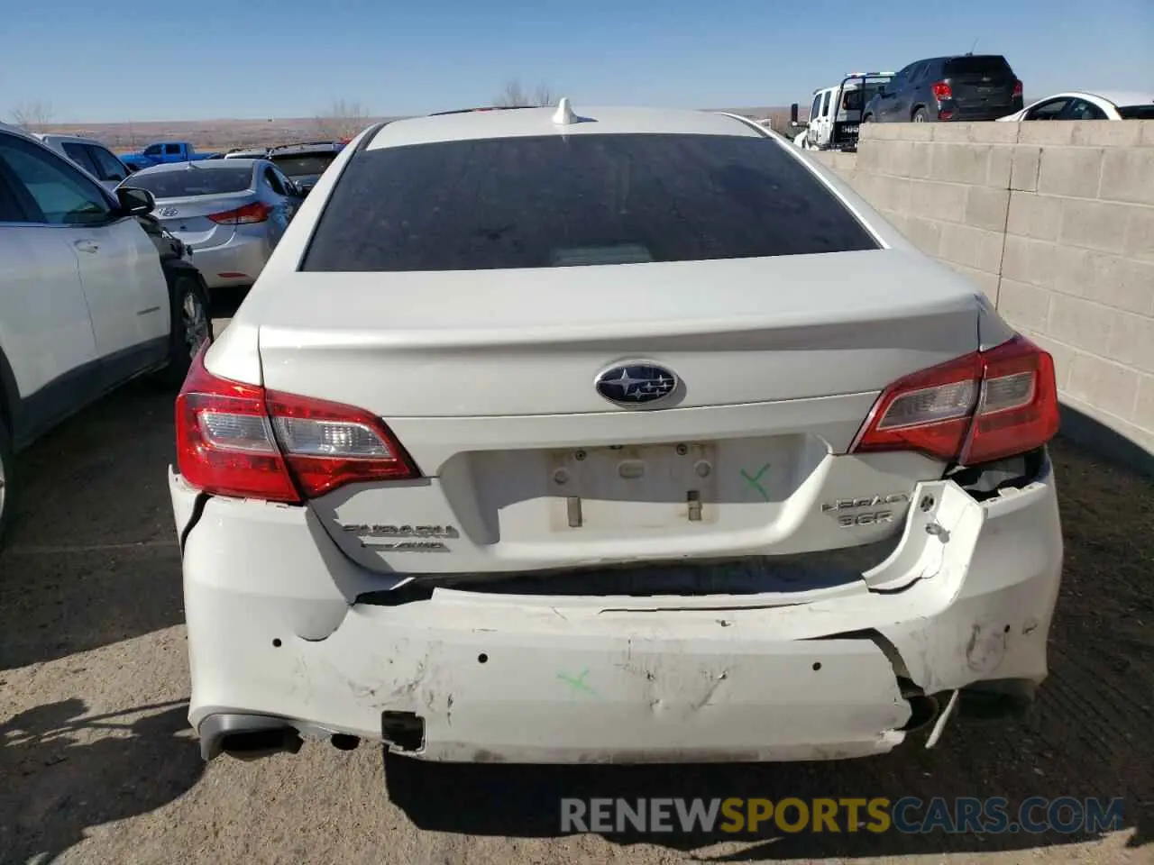 6 Фотография поврежденного автомобиля 4S3BNEN61K3012423 SUBARU LEGACY 2019