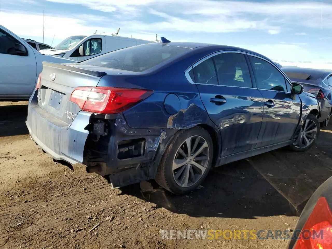 3 Photograph of a damaged car 4S3BNEN63K3008924 SUBARU LEGACY 2019