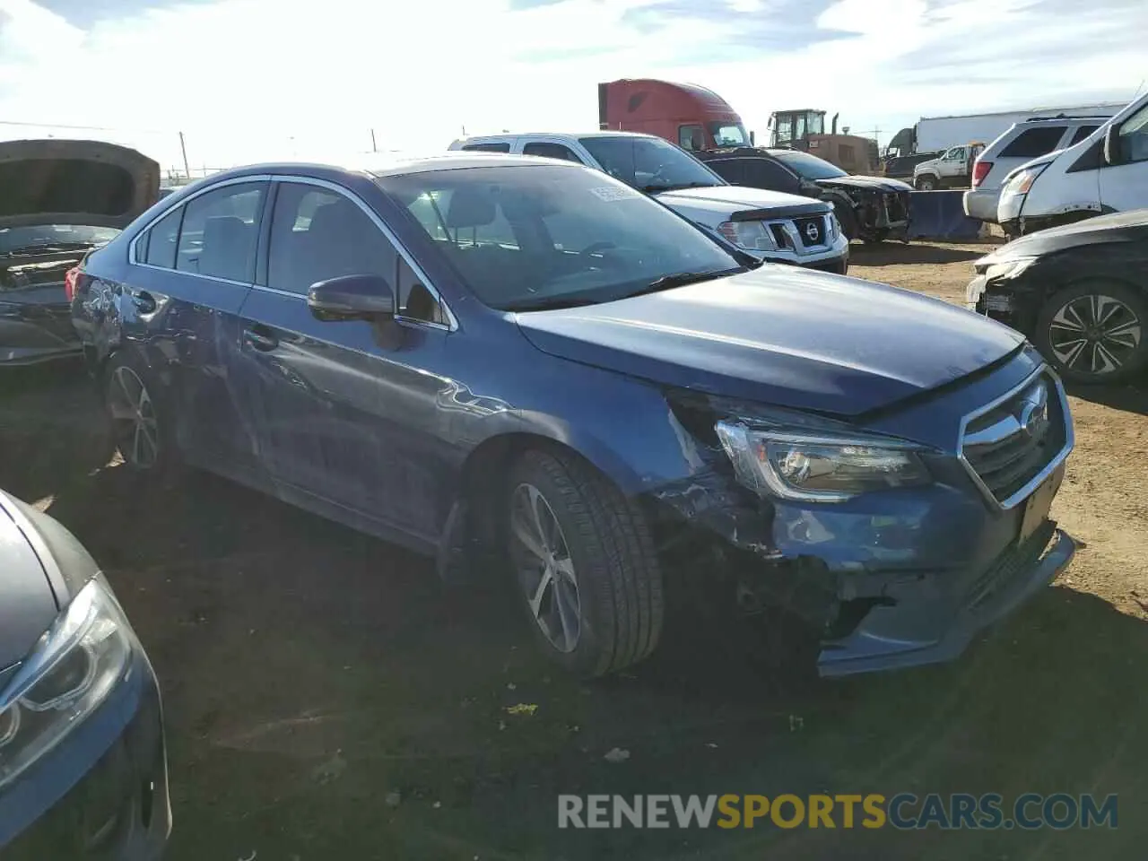 4 Photograph of a damaged car 4S3BNEN63K3008924 SUBARU LEGACY 2019