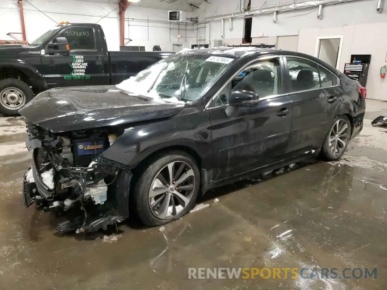 1 Photograph of a damaged car 4S3BNEN64K3008544 SUBARU LEGACY 2019