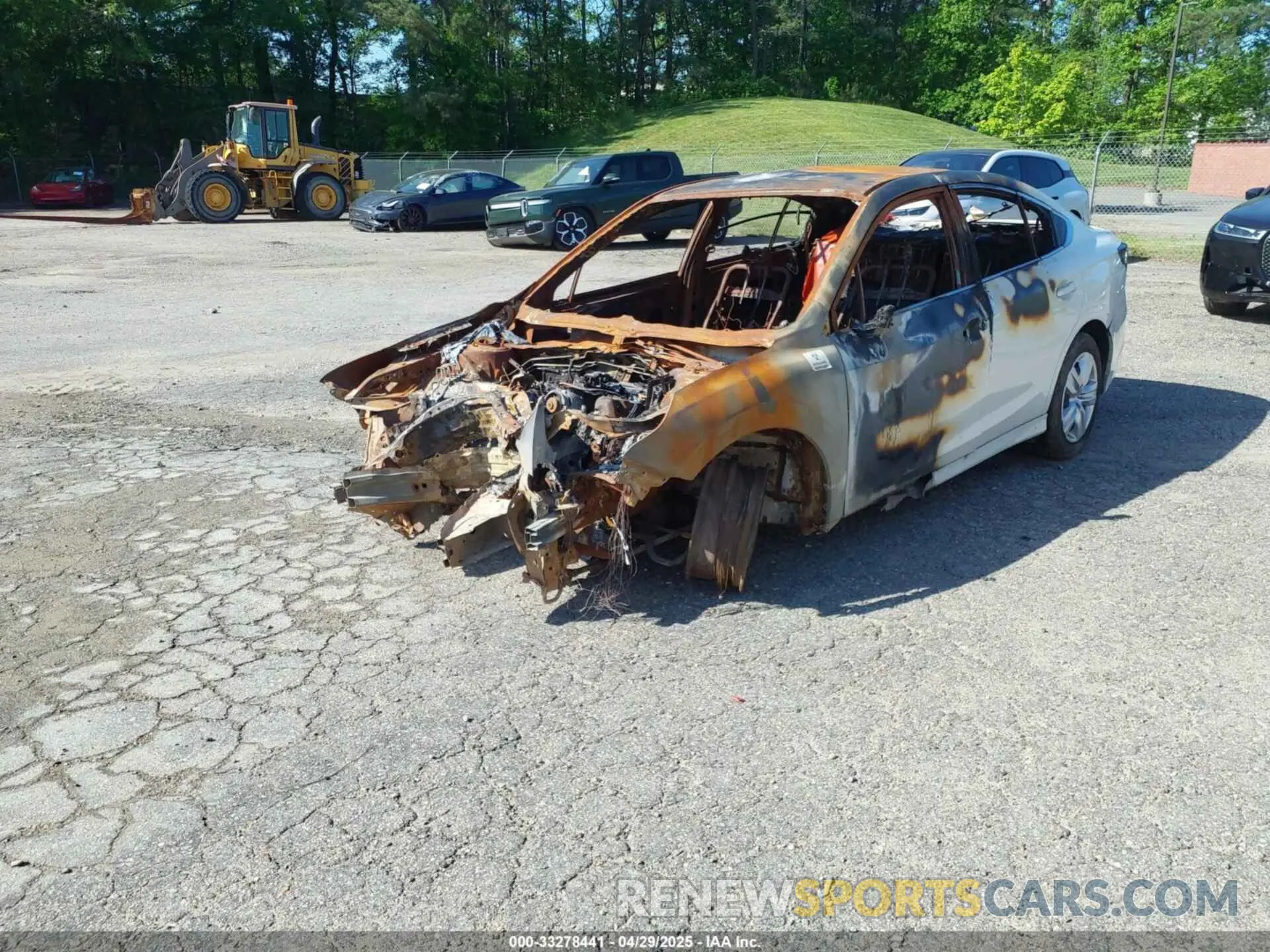 2 Фотография поврежденного автомобиля 4S3BWAA60L3004133 SUBARU LEGACY 2020