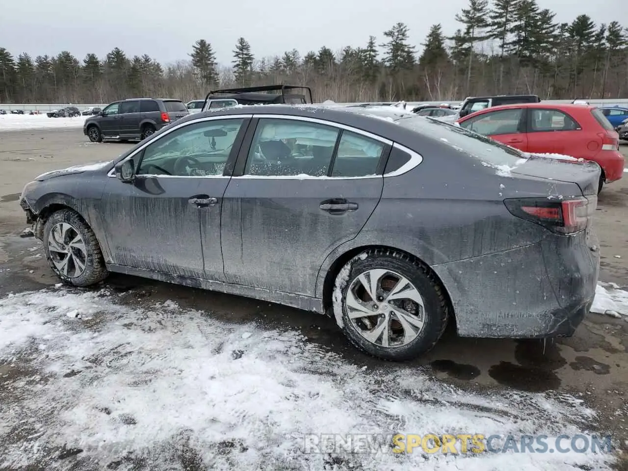 2 Photograph of a damaged car 4S3BWAB61L3005080 SUBARU LEGACY 2020