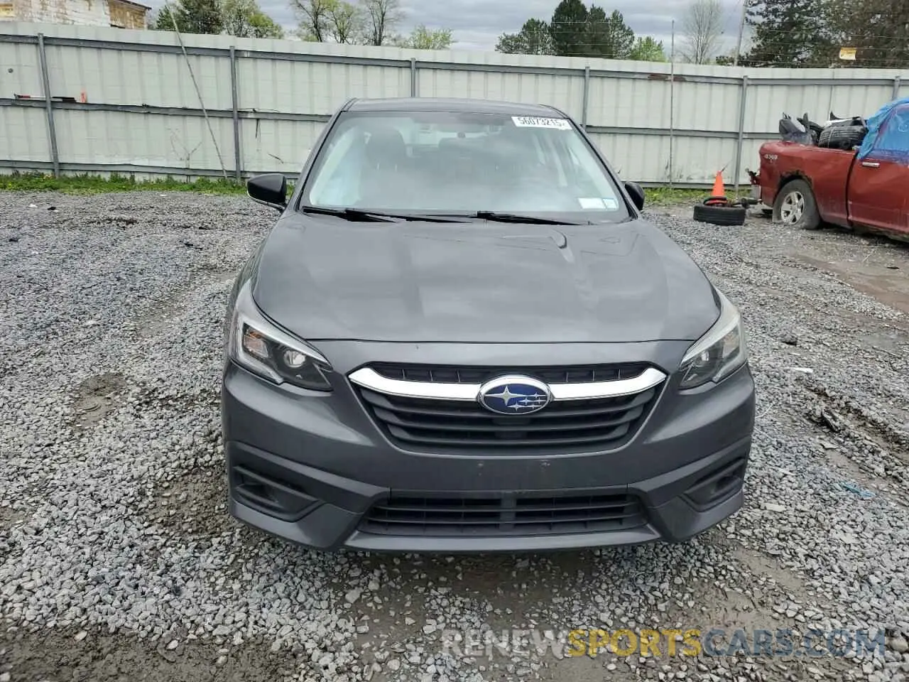 5 Фотография поврежденного автомобиля 4S3BWAB63L3003749 SUBARU LEGACY 2020