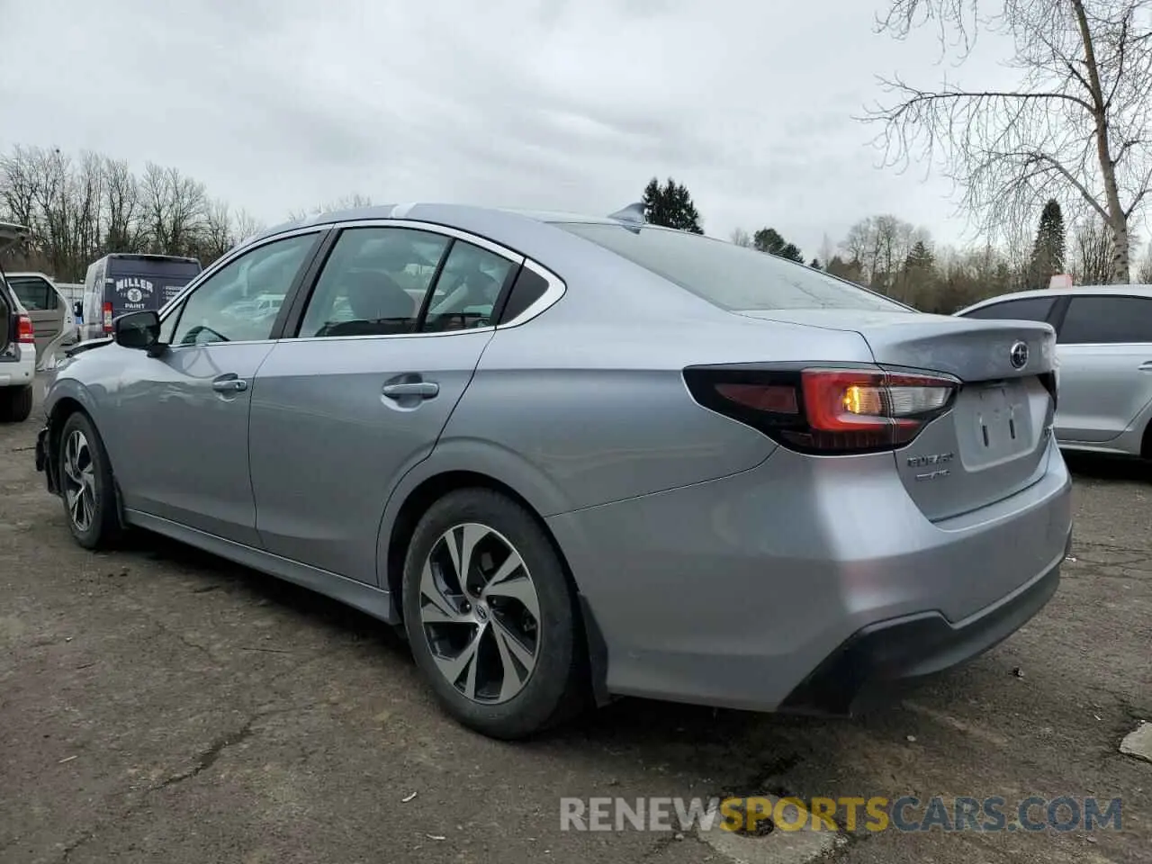 2 Фотография поврежденного автомобиля 4S3BWAB63L3033558 SUBARU LEGACY 2020