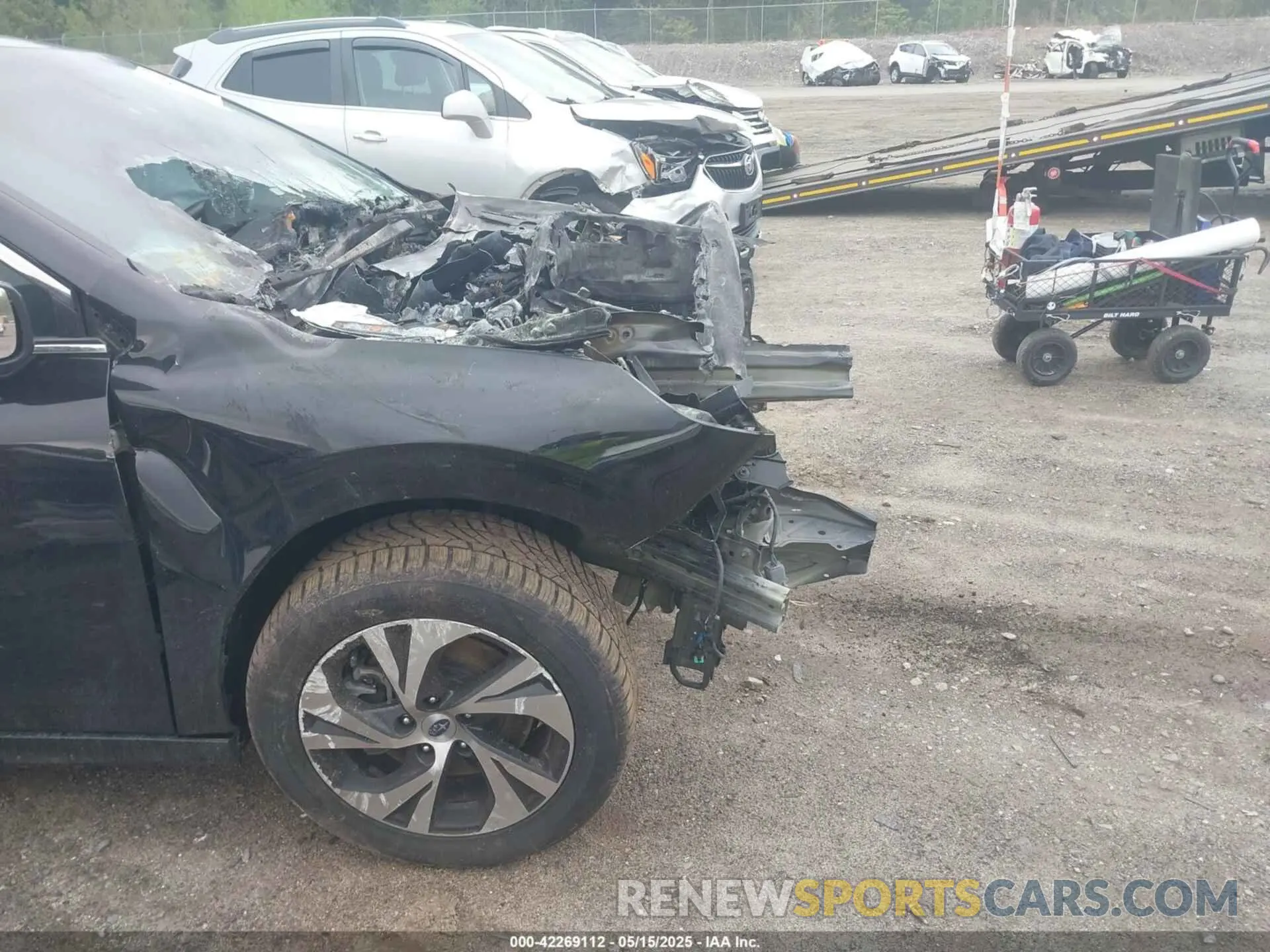 14 Photograph of a damaged car 4S3BWAB66L3026698 SUBARU LEGACY 2020