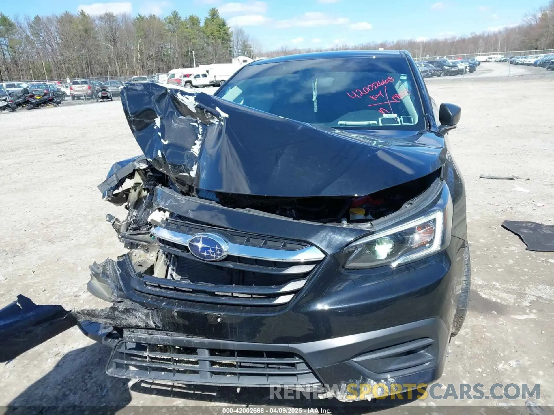 11 Photograph of a damaged car 4S3BWAB67L3011787 SUBARU LEGACY 2020