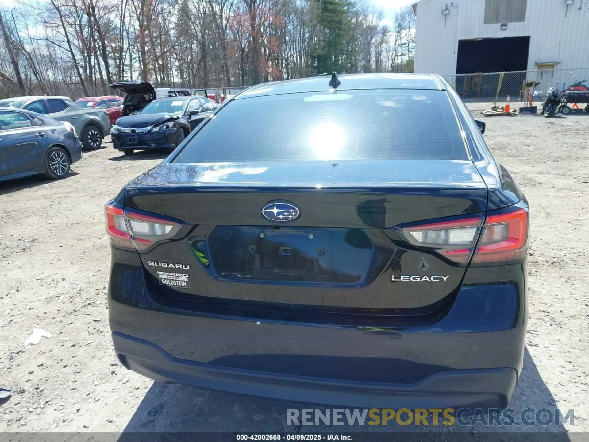 15 Photograph of a damaged car 4S3BWAB67L3011787 SUBARU LEGACY 2020