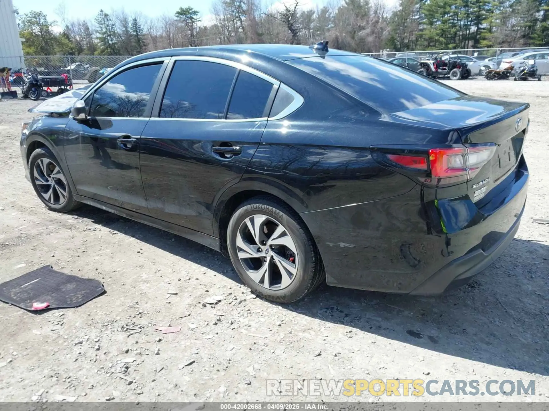 3 Photograph of a damaged car 4S3BWAB67L3011787 SUBARU LEGACY 2020