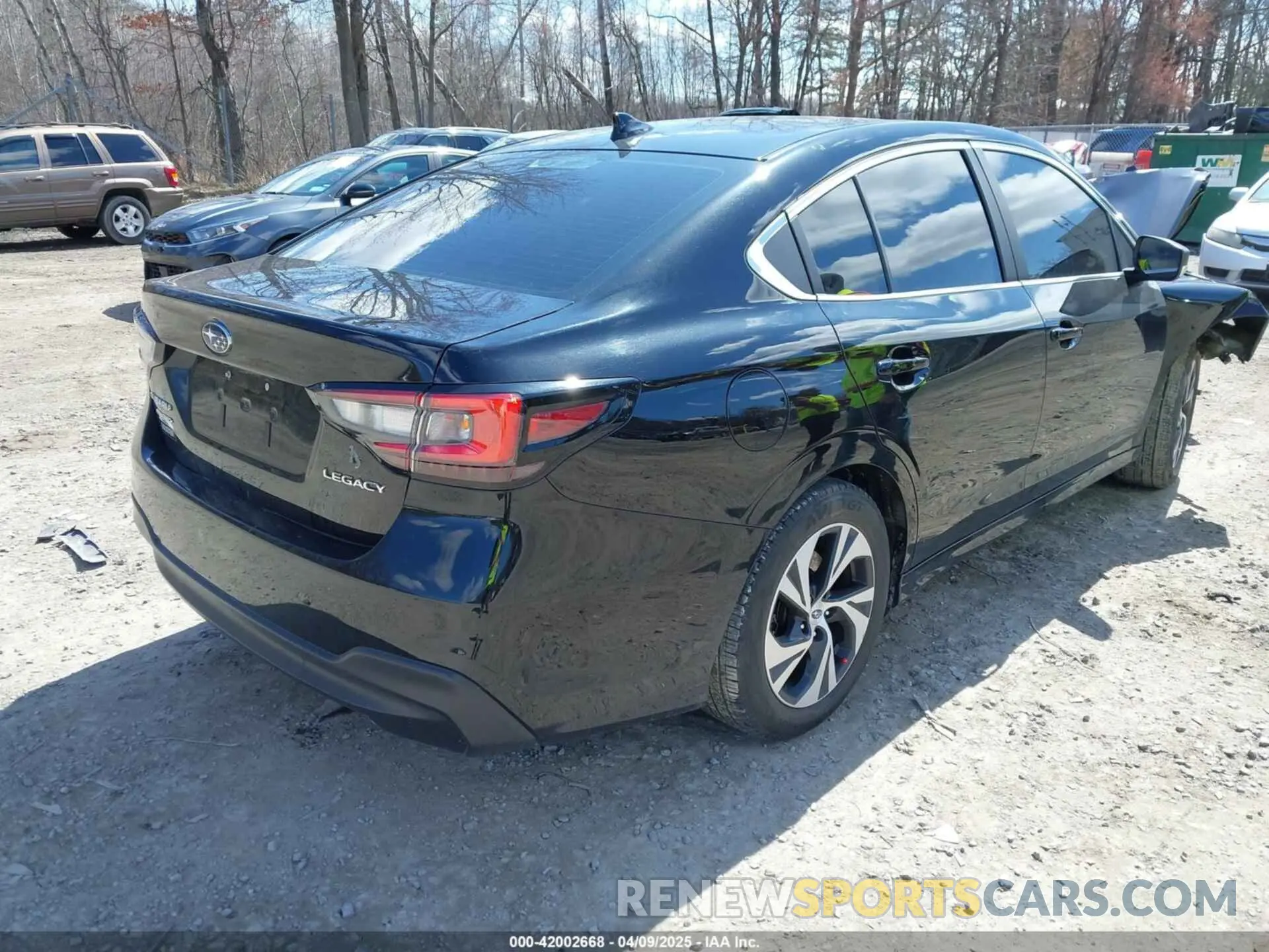 4 Photograph of a damaged car 4S3BWAB67L3011787 SUBARU LEGACY 2020