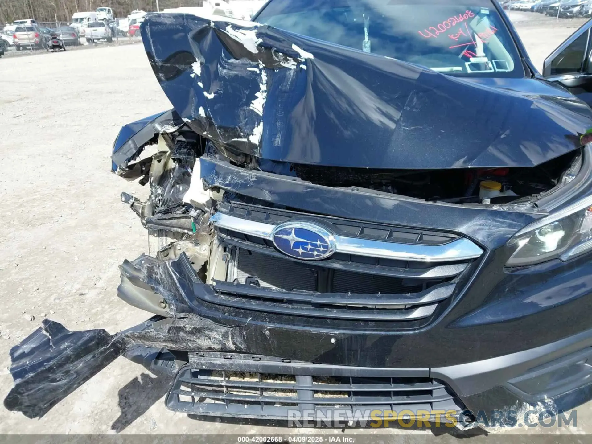 6 Photograph of a damaged car 4S3BWAB67L3011787 SUBARU LEGACY 2020
