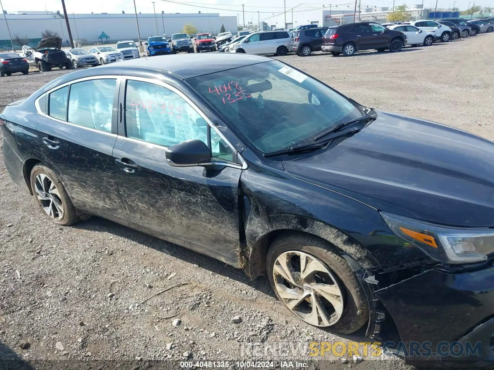 13 Photograph of a damaged car 4S3BWAB6XL3034545 SUBARU LEGACY 2020