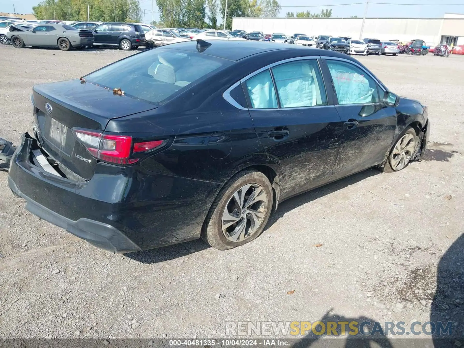 4 Photograph of a damaged car 4S3BWAB6XL3034545 SUBARU LEGACY 2020