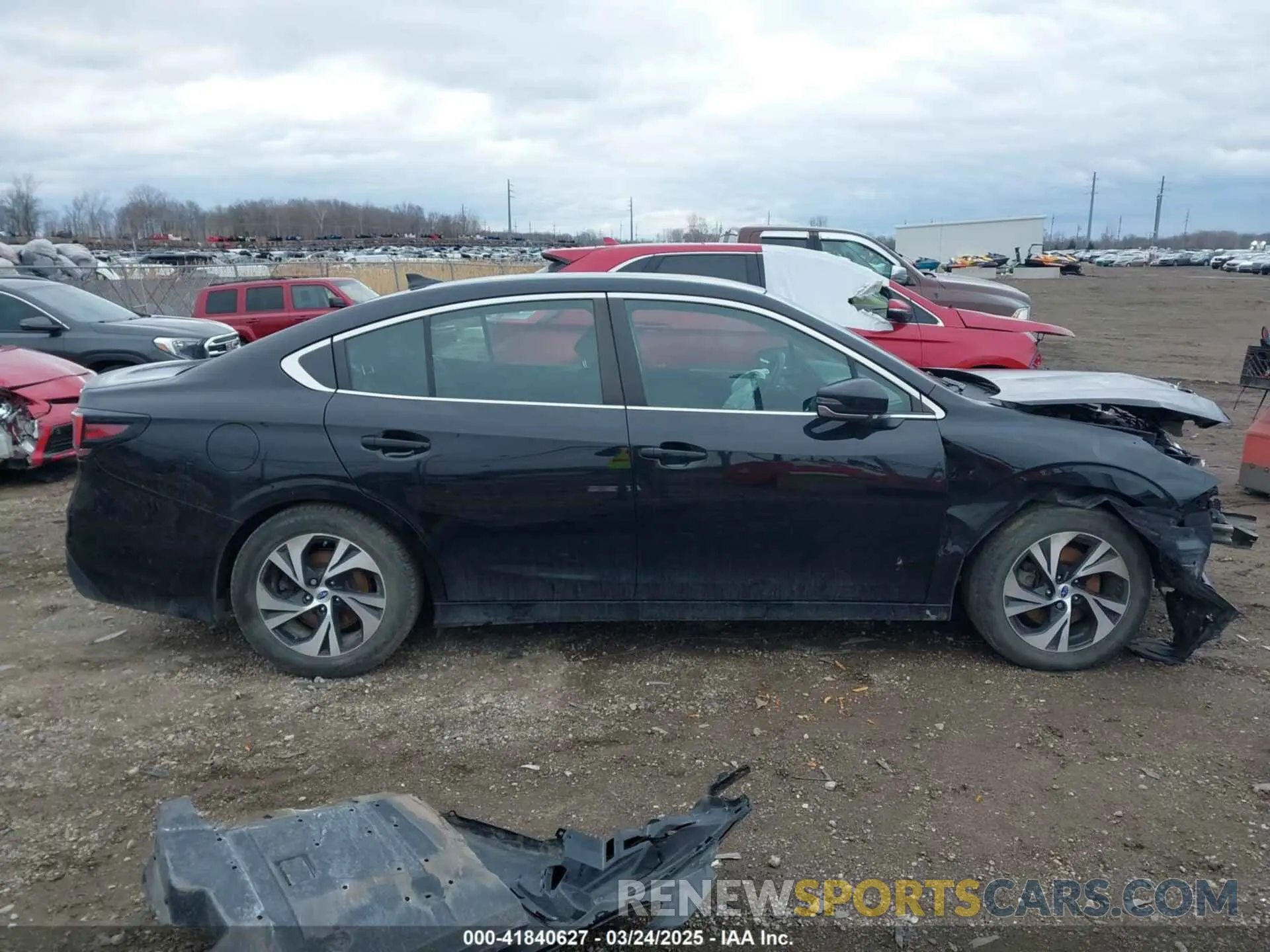 14 Фотография поврежденного автомобиля 4S3BWAC63L3009999 SUBARU LEGACY 2020