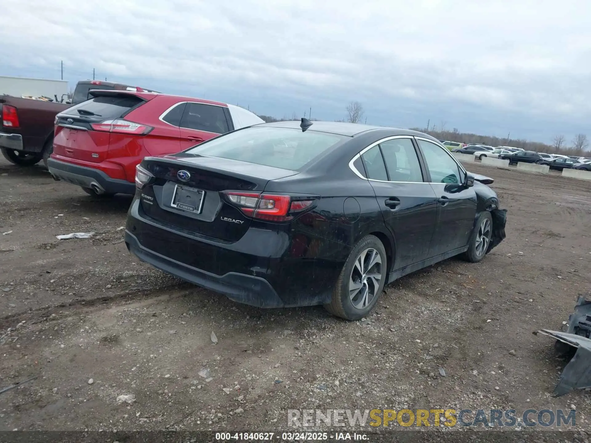 4 Фотография поврежденного автомобиля 4S3BWAC63L3009999 SUBARU LEGACY 2020