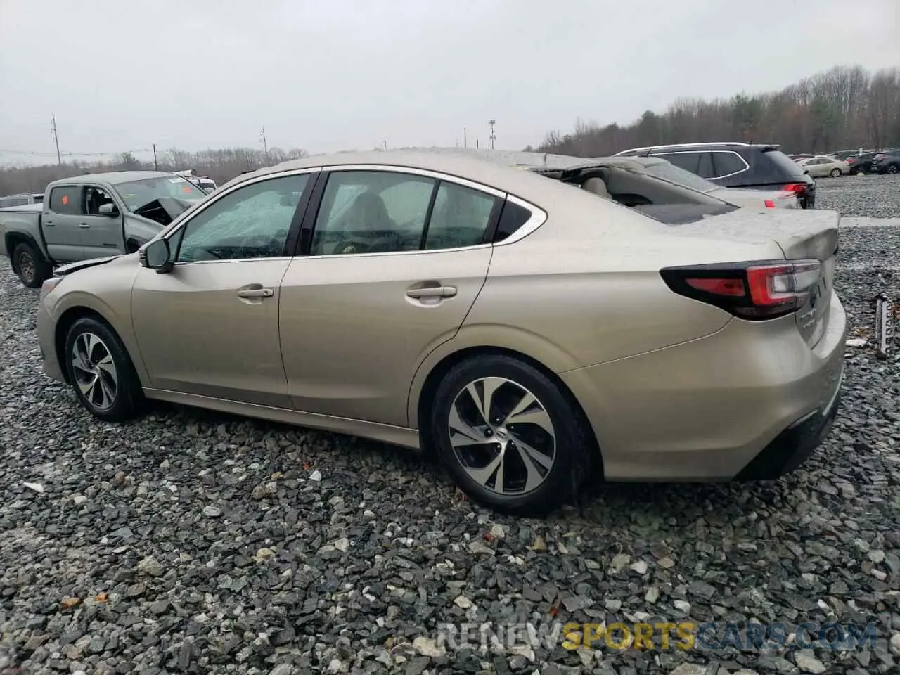 2 Photograph of a damaged car 4S3BWAC63L3011929 SUBARU LEGACY 2020