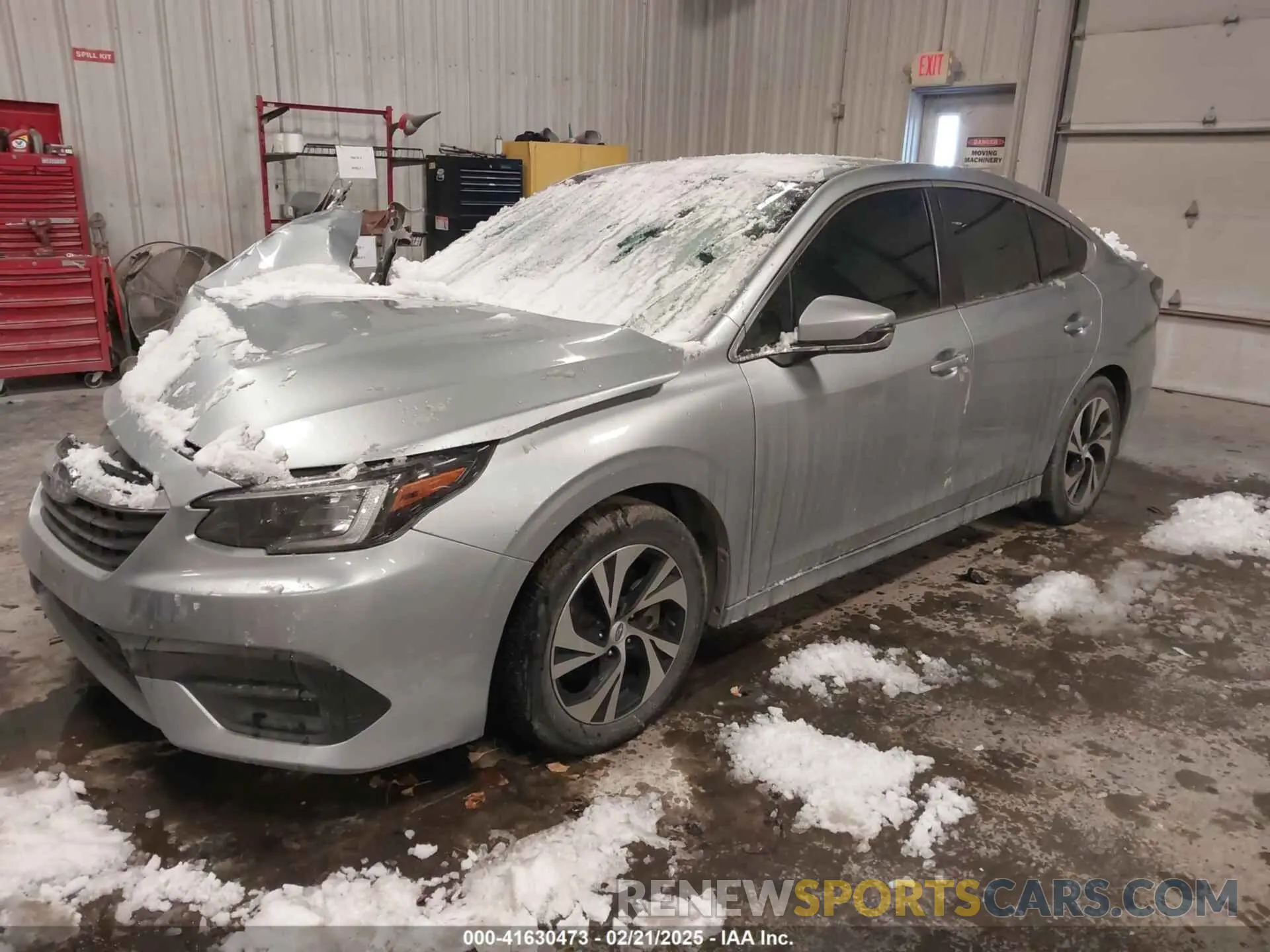 2 Photograph of a damaged car 4S3BWAC63L3024745 SUBARU LEGACY 2020