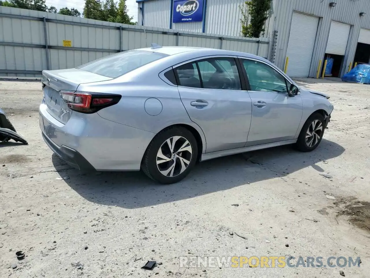 3 Фотография поврежденного автомобиля 4S3BWAC67L3007026 SUBARU LEGACY 2020