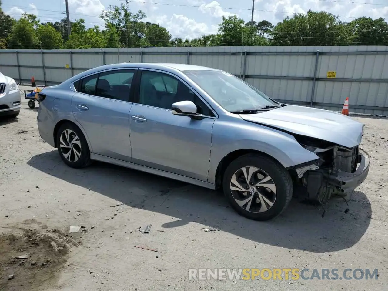 4 Фотография поврежденного автомобиля 4S3BWAC67L3007026 SUBARU LEGACY 2020
