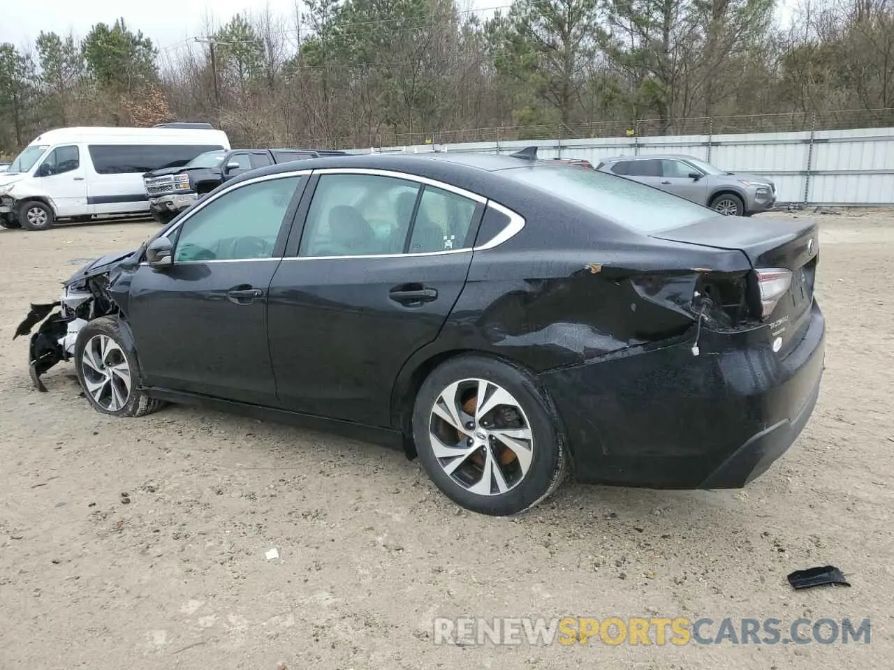 2 Фотография поврежденного автомобиля 4S3BWAC67L3029947 SUBARU LEGACY 2020