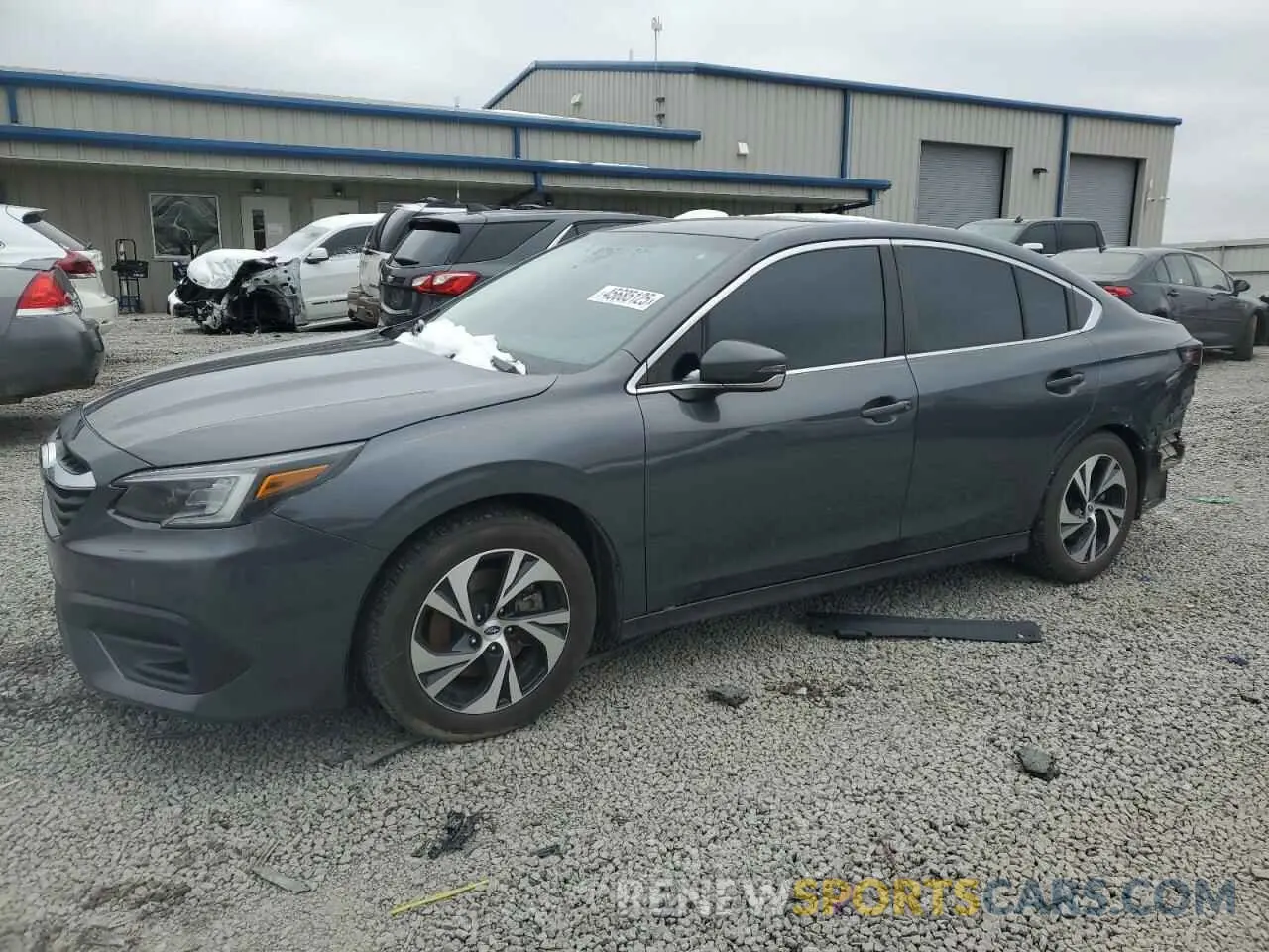 1 Photograph of a damaged car 4S3BWAC6XL3032552 SUBARU LEGACY 2020