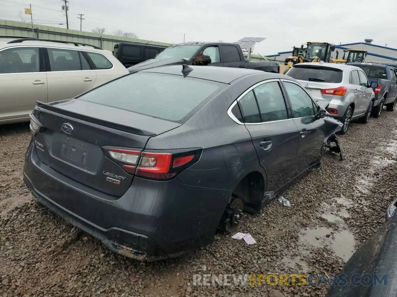 3 Photograph of a damaged car 4S3BWAG66L3015886 SUBARU LEGACY 2020