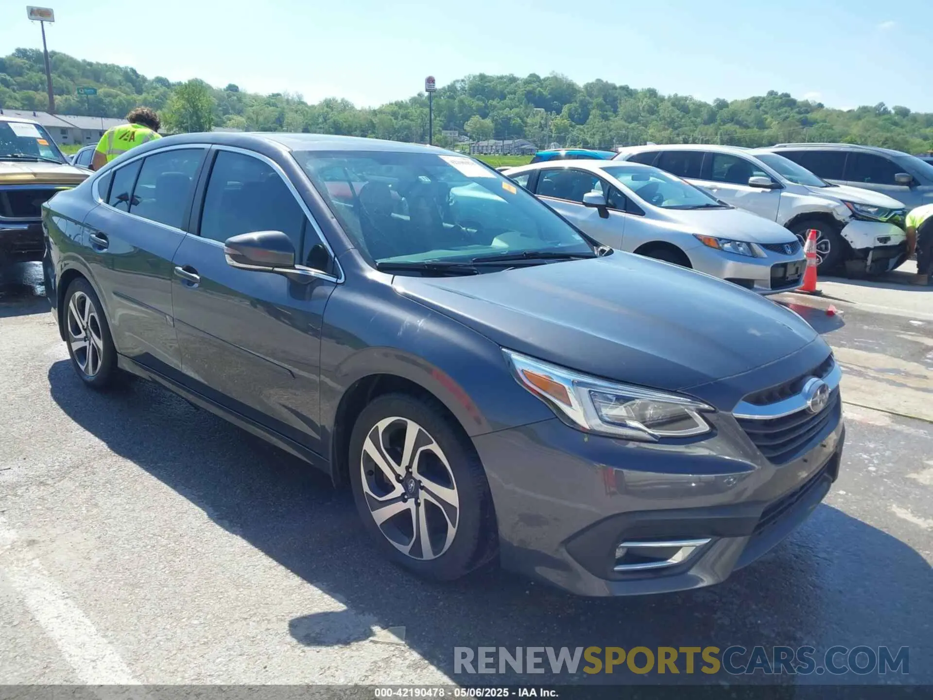 1 Photograph of a damaged car 4S3BWAN63L3017159 SUBARU LEGACY 2020