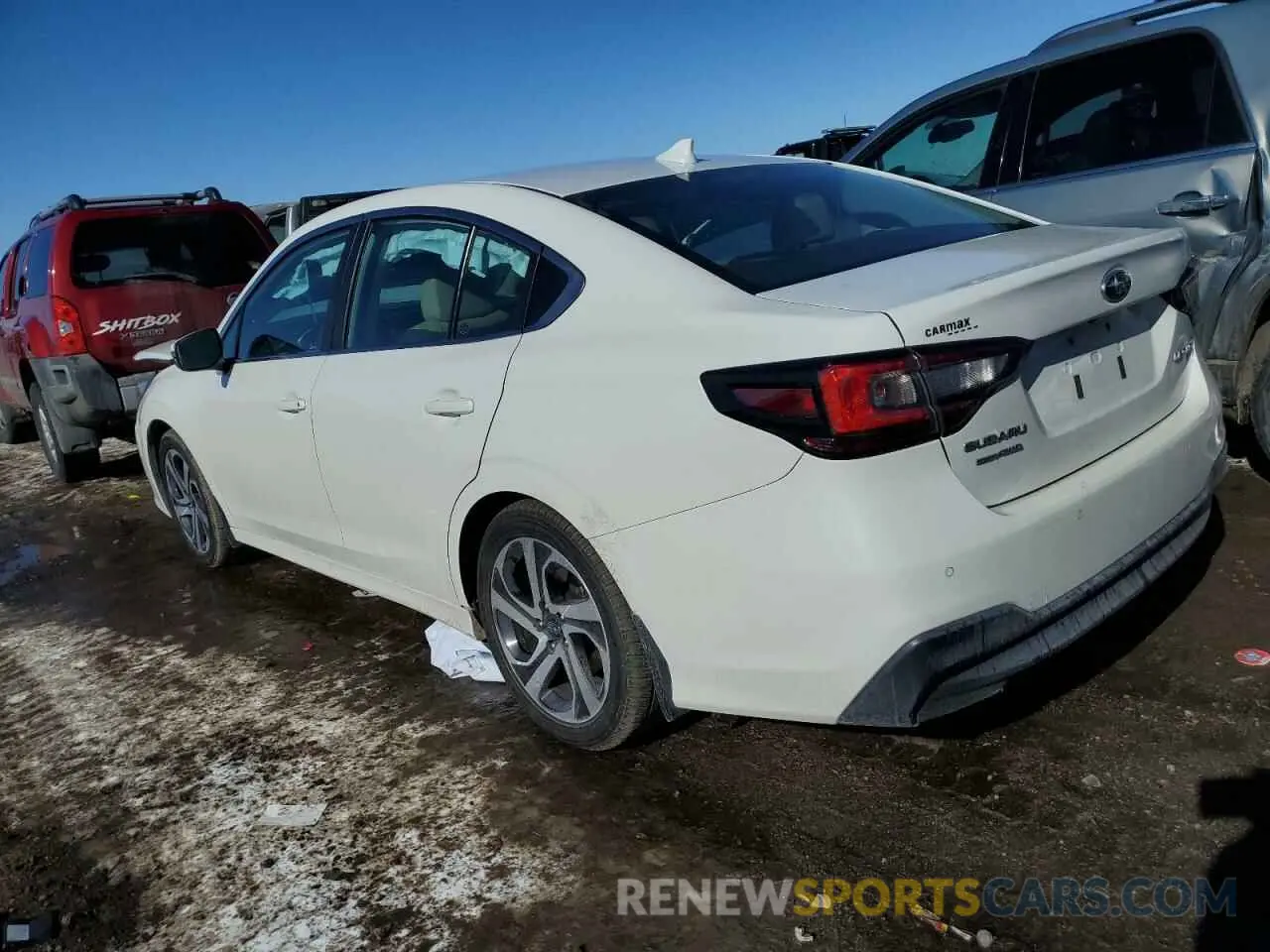 2 Photograph of a damaged car 4S3BWAN66L3020895 SUBARU LEGACY 2020