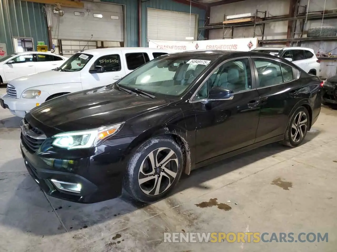 1 Photograph of a damaged car 4S3BWAN68L3024303 SUBARU LEGACY 2020