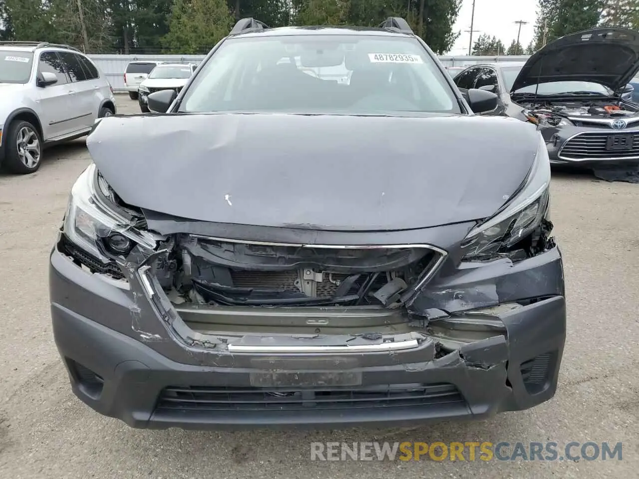 5 Фотография поврежденного автомобиля 4S4BTAAC8L3113417 SUBARU LEGACY 2020