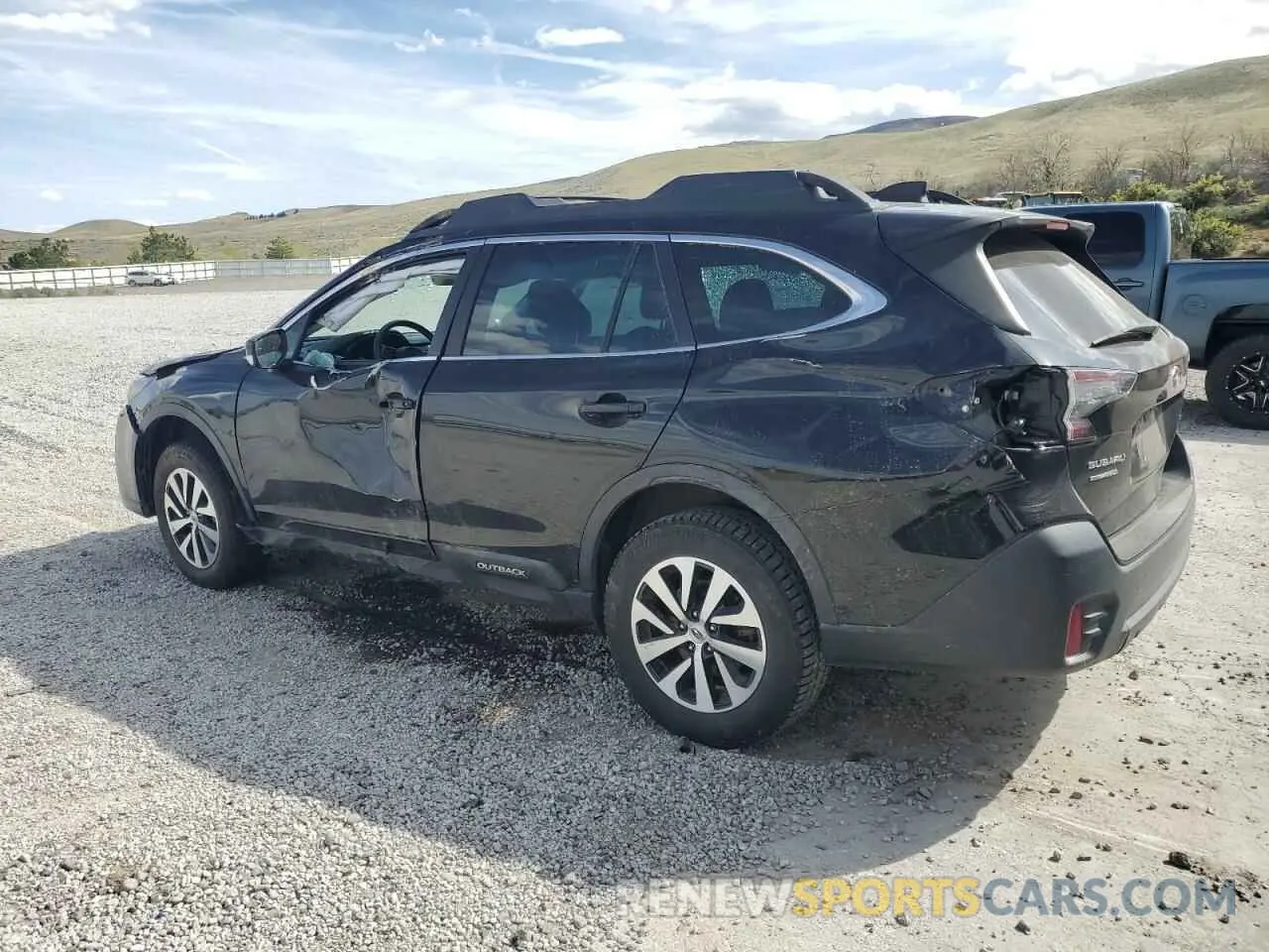 2 Photograph of a damaged car 4S4BTAACXL3180410 SUBARU LEGACY 2020
