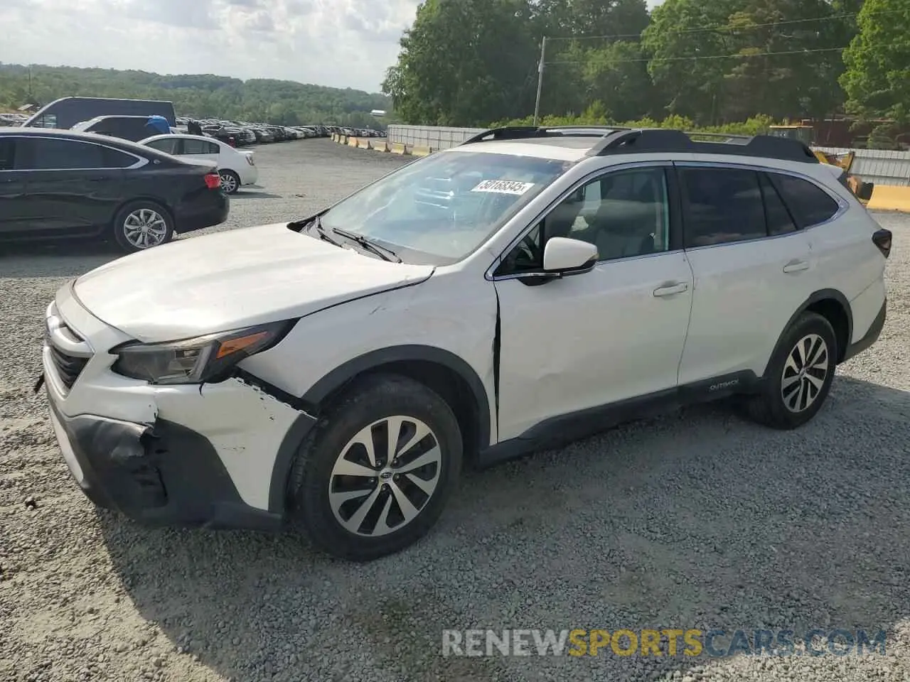 1 Photograph of a damaged car 4S4BTAEC7L3226253 SUBARU LEGACY 2020