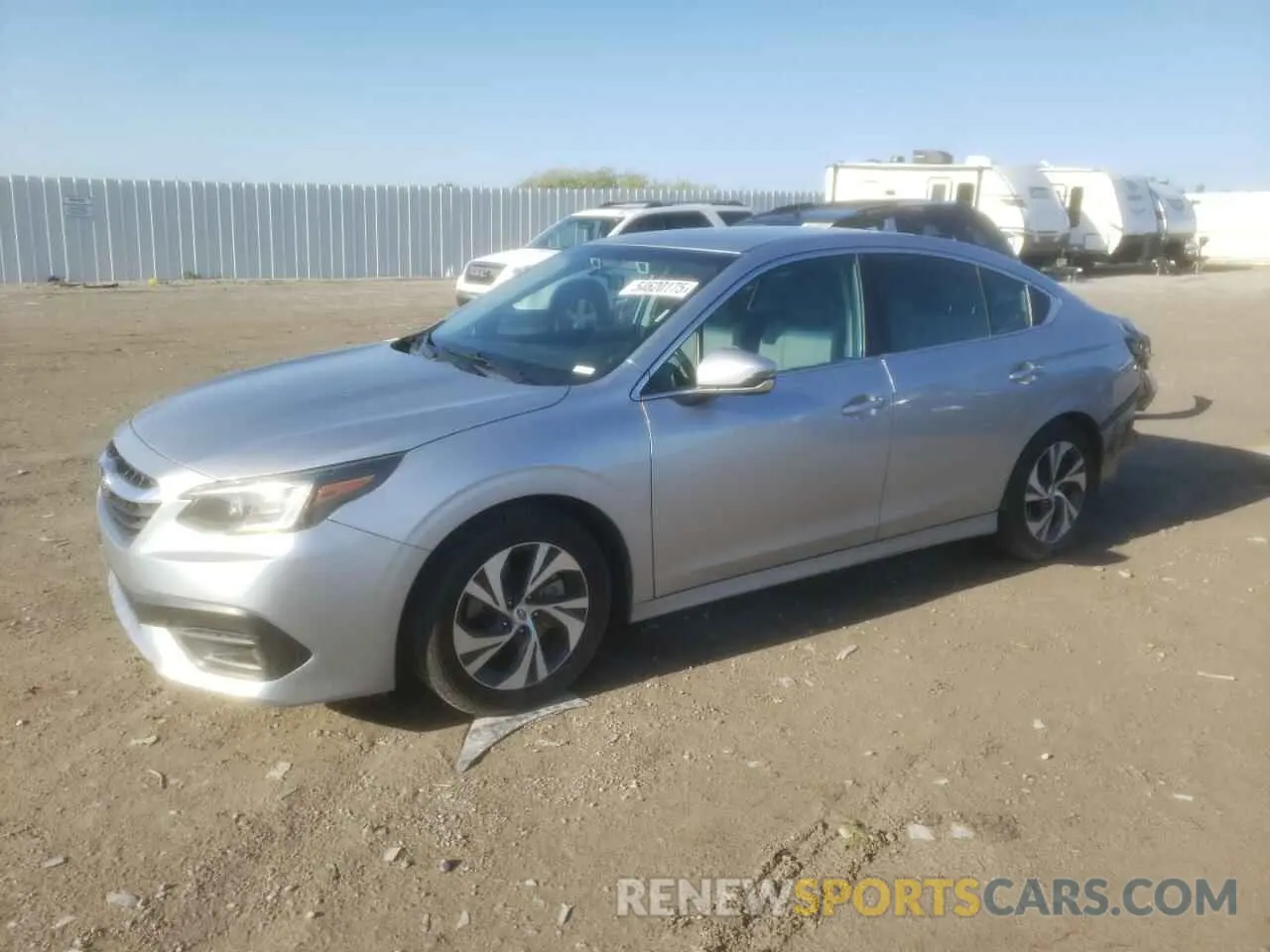 1 Photograph of a damaged car 4S3BWAC60M3002610 SUBARU LEGACY 2021