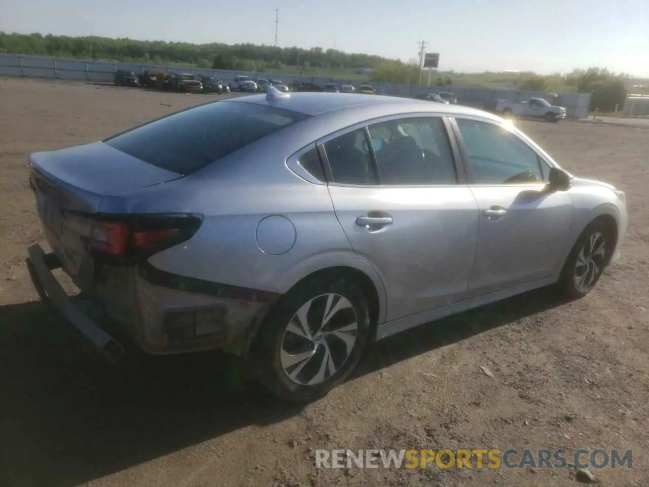 3 Photograph of a damaged car 4S3BWAC60M3002610 SUBARU LEGACY 2021