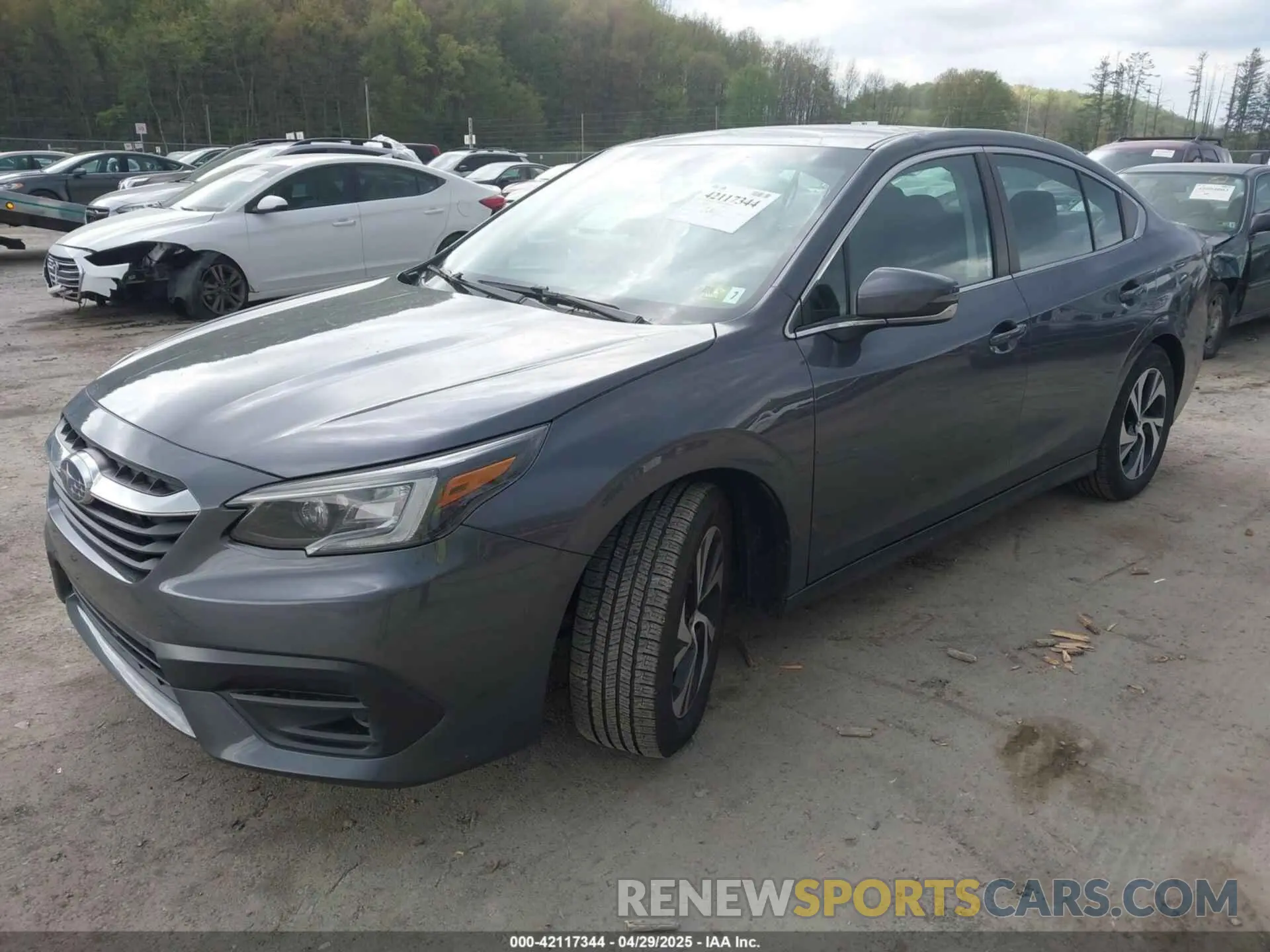 2 Photograph of a damaged car 4S3BWAC6XM3015767 SUBARU LEGACY 2021