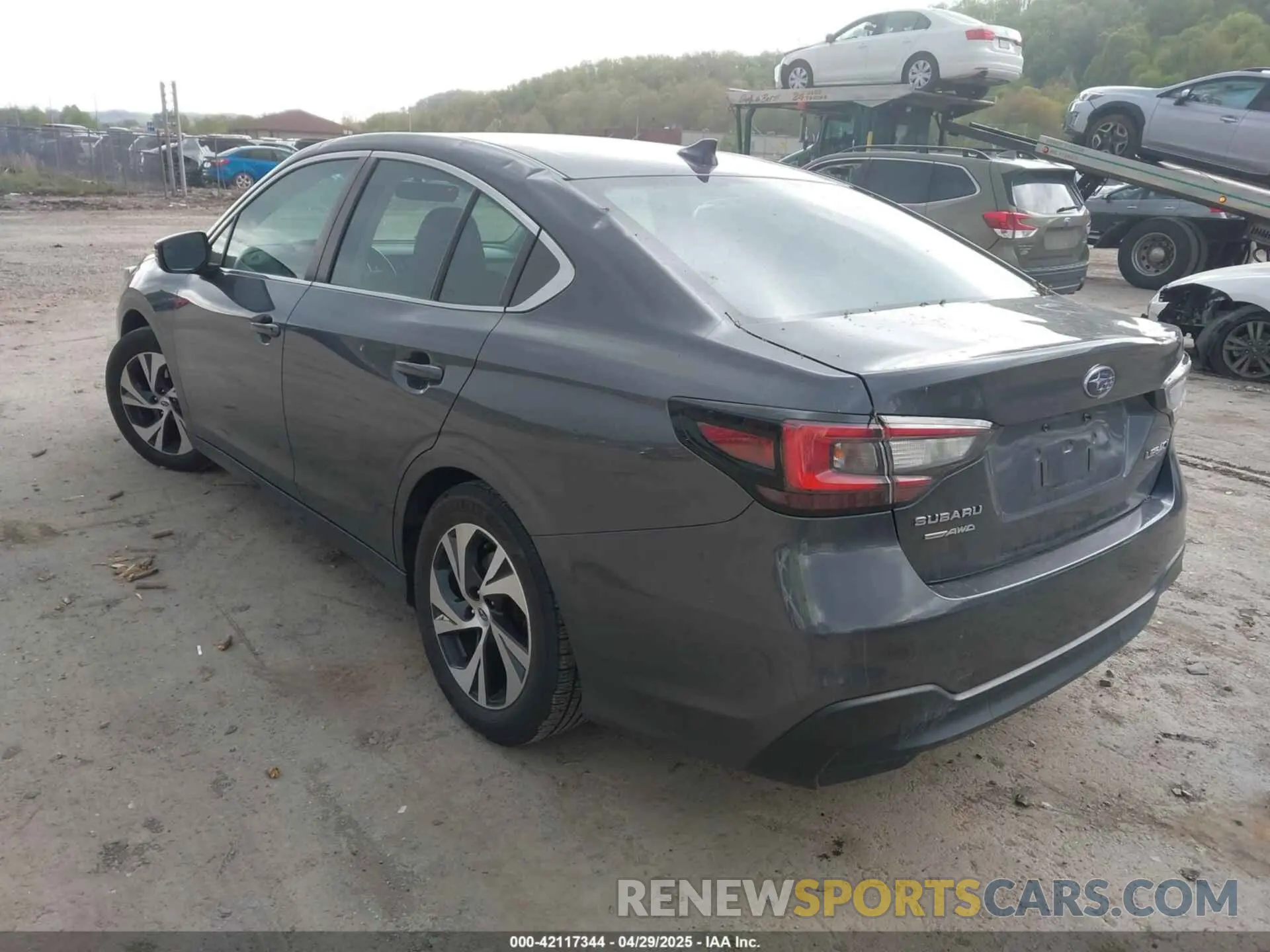 3 Photograph of a damaged car 4S3BWAC6XM3015767 SUBARU LEGACY 2021